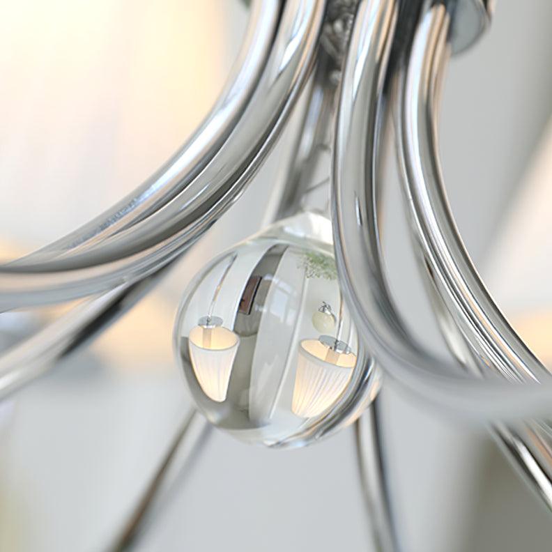 Simplicity Chrome Chandelier - Lumpaz