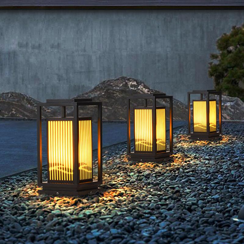 Modern Square Cage Garden Light - Lumpaz