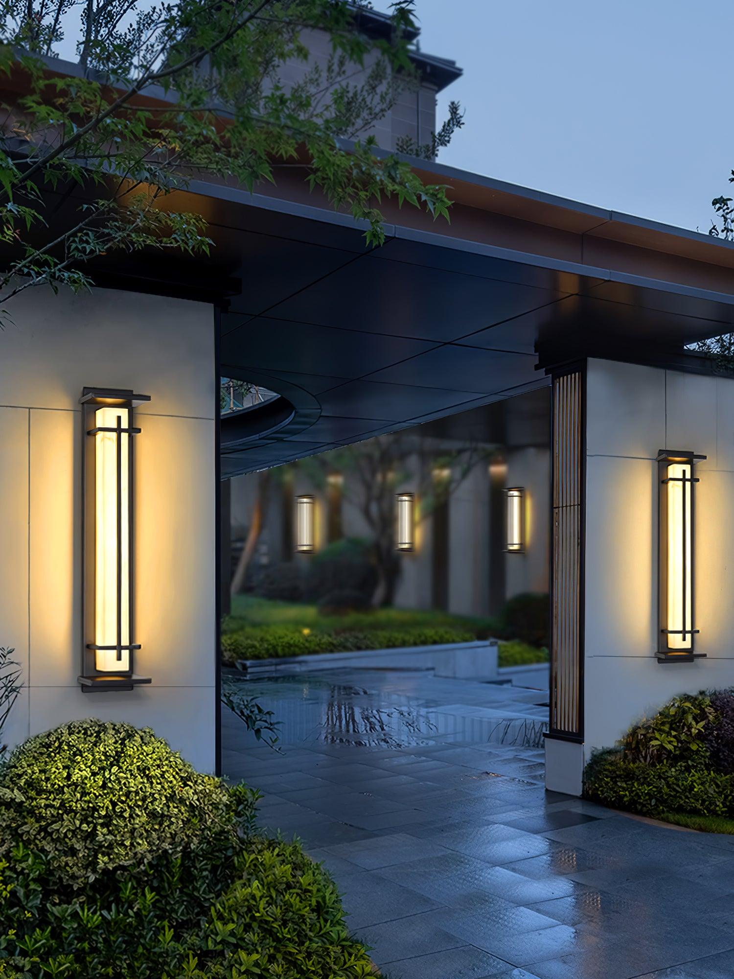 Square Outdoor Wall Light - Lumpaz