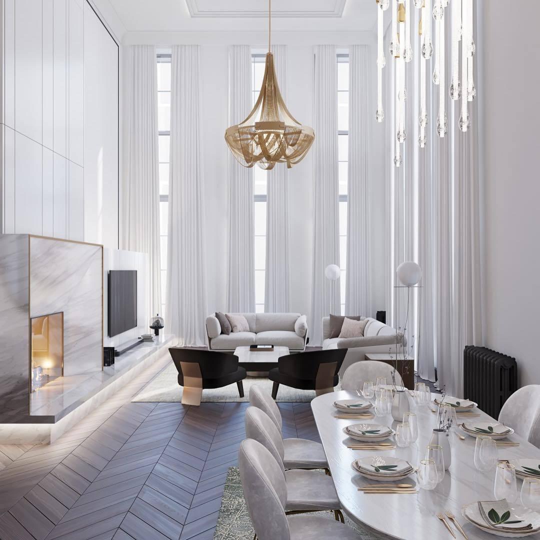 Tassel Aluminum Chain Chandelier - Lumpaz