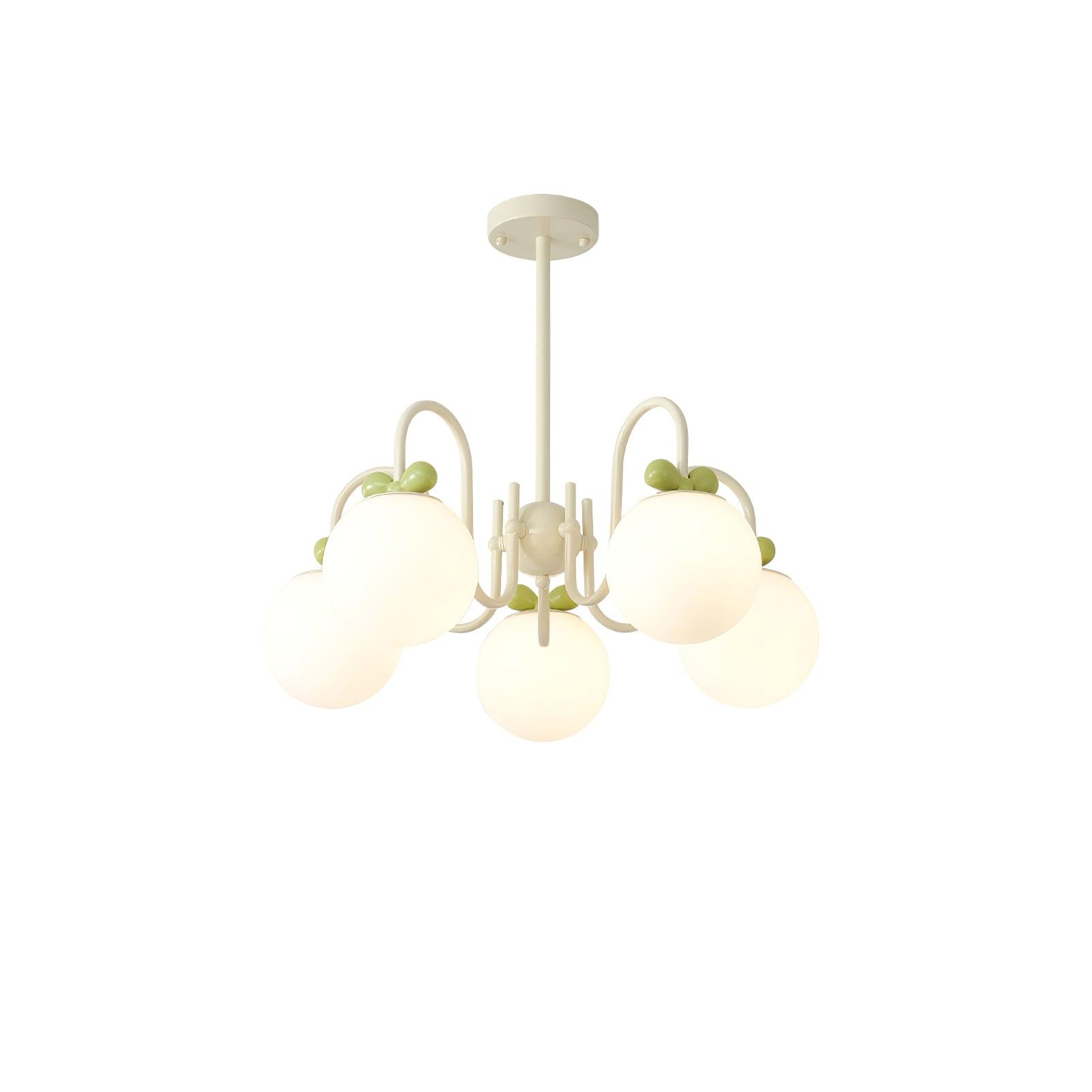 Cream Cherry Chandelier - Lumpaz