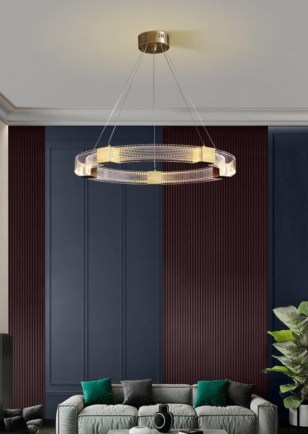 Parallel Ring LED Chandelier - Lumpaz