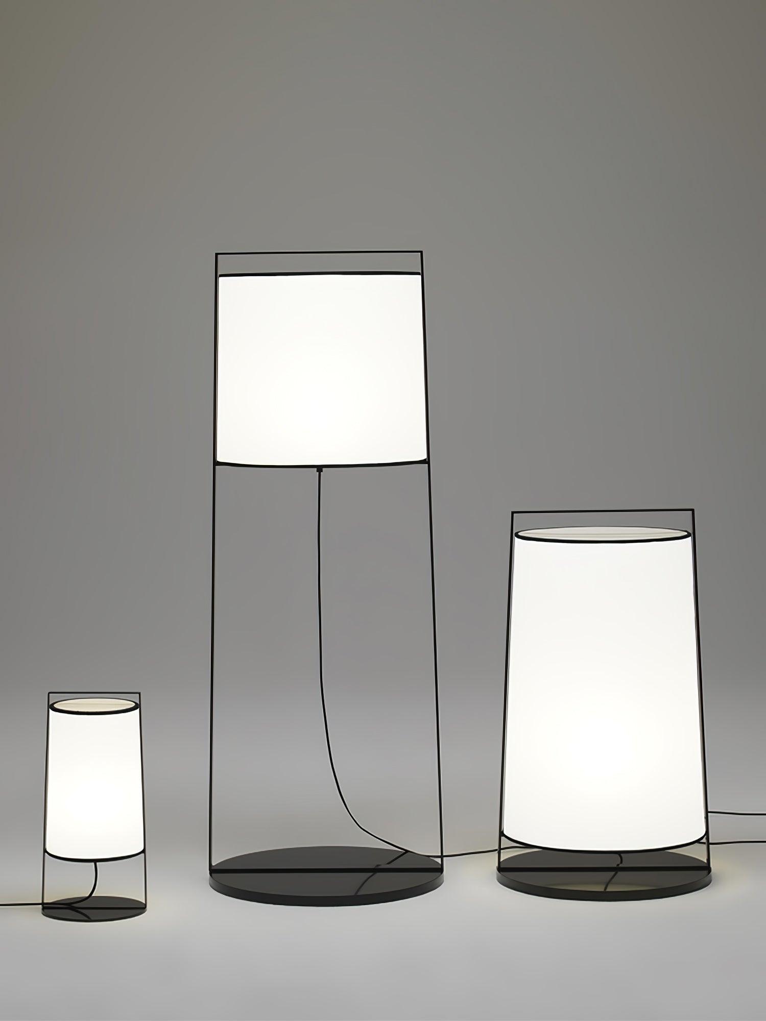 Silhouette Textile Floor Lamp - Lumpaz