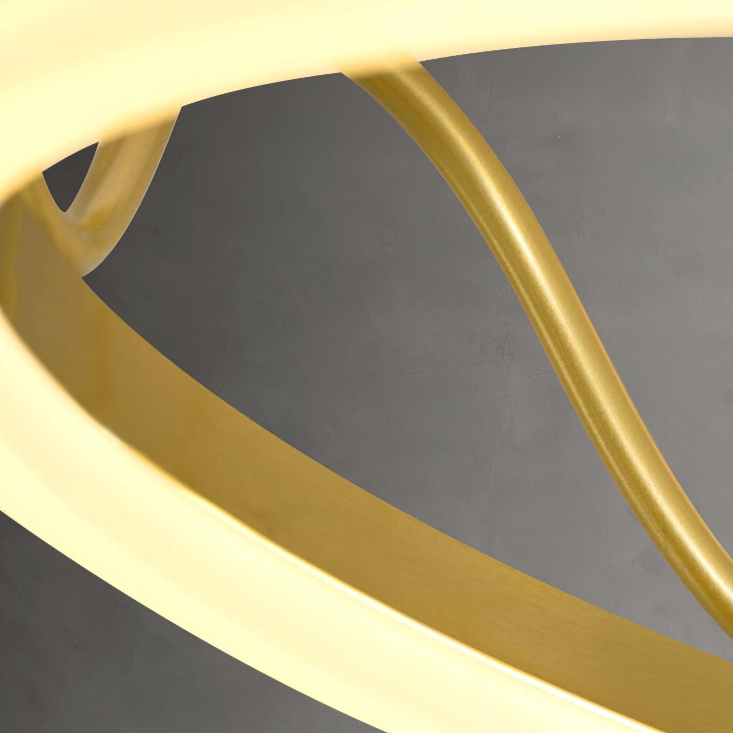 Crown Brass Chandelier - Lumpaz