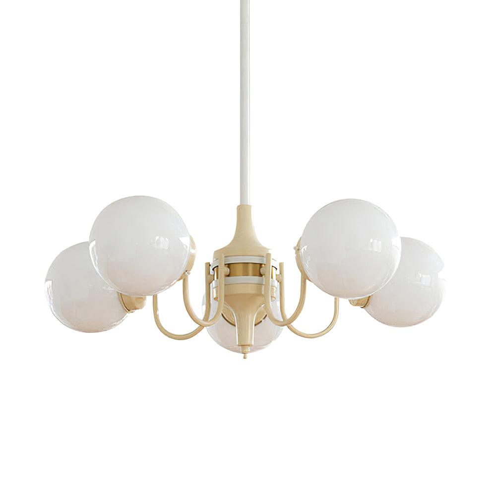 Cream Ball Chandelier - Lumpaz