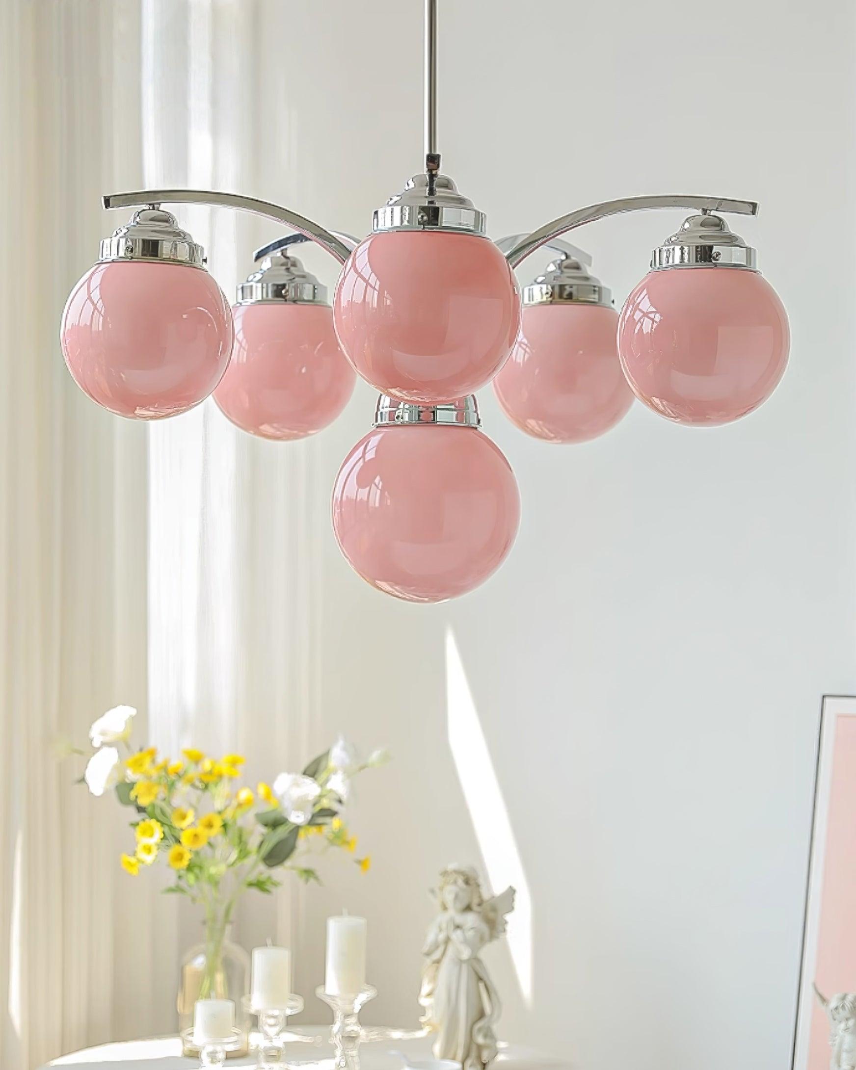 Pink Salamanca Chandelier - Lumpaz