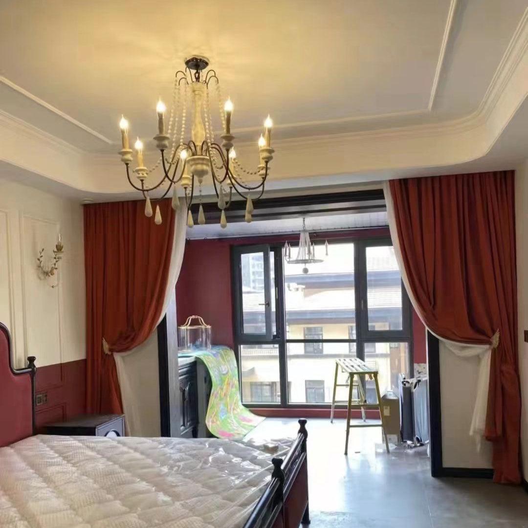 Candle Style Beaded Chandelier - Lumpaz