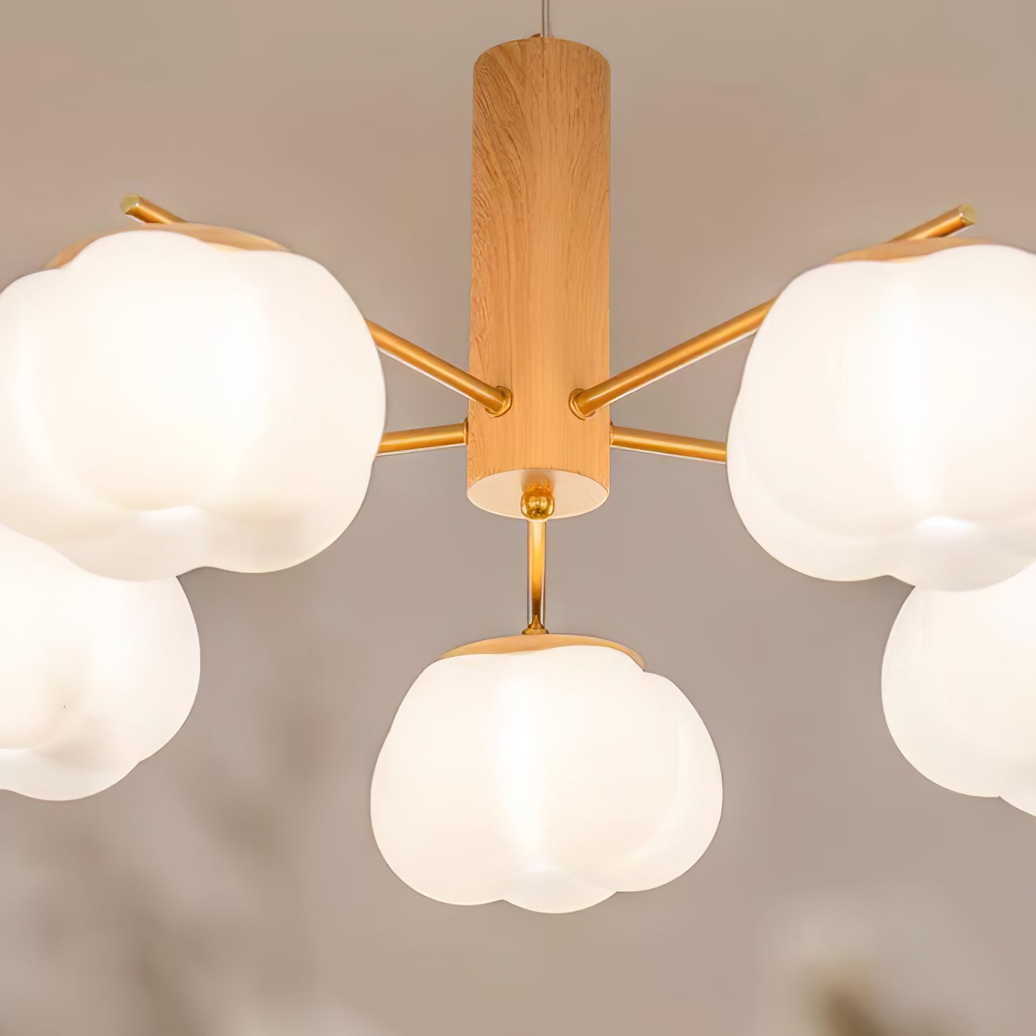 Cotton Balls Chandelier - Lumpaz