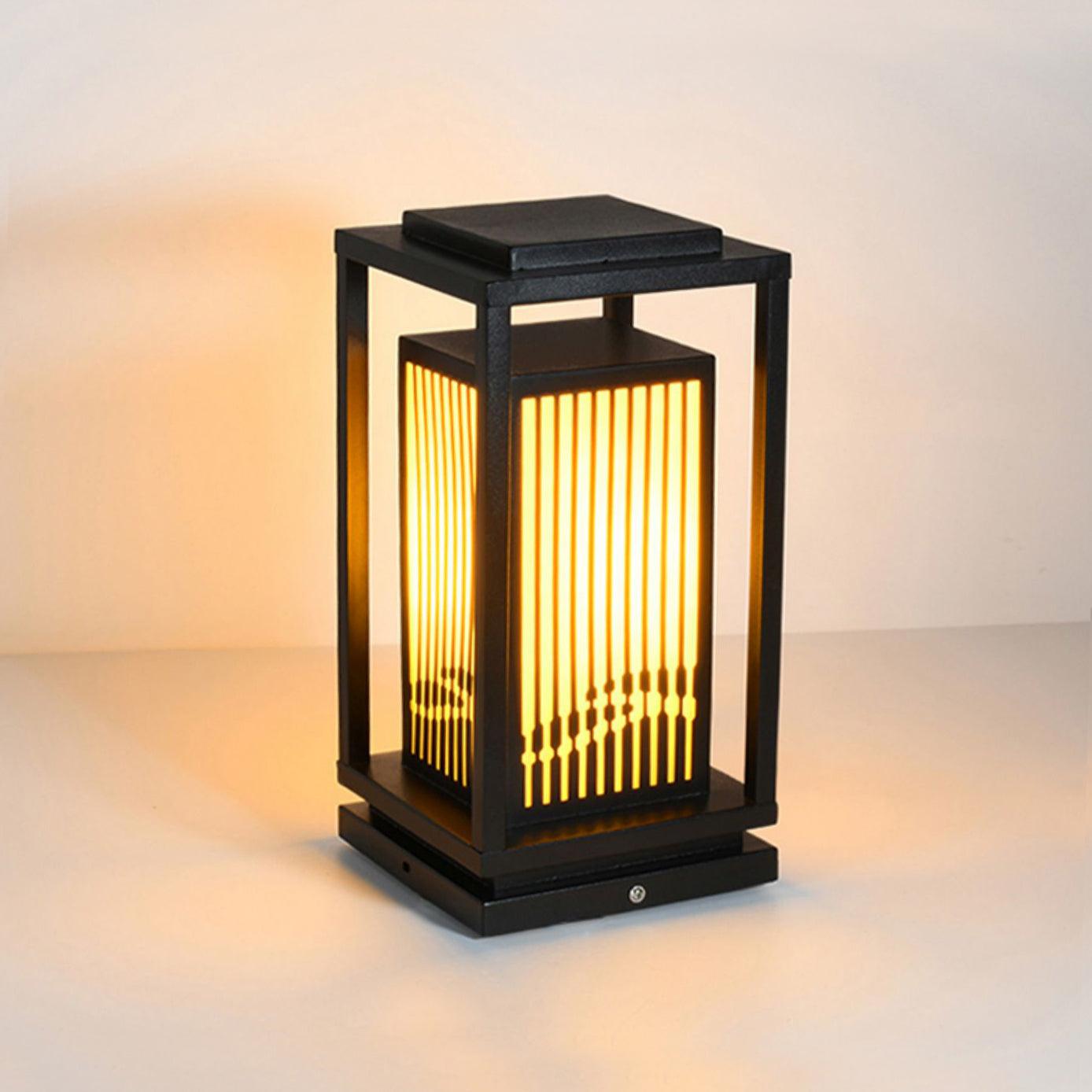 Modern Square Cage Garden Light - Lumpaz