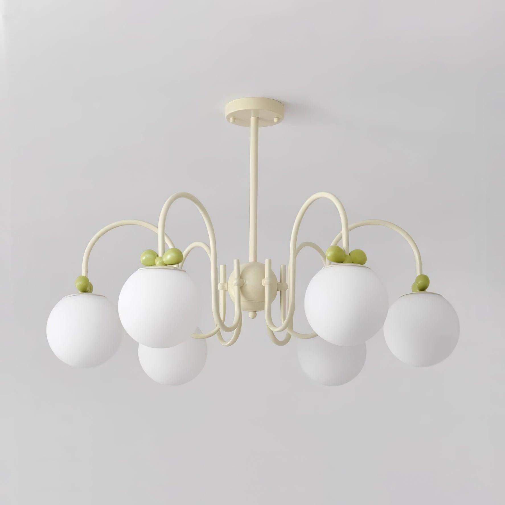 Cream Cherry Chandelier - Lumpaz