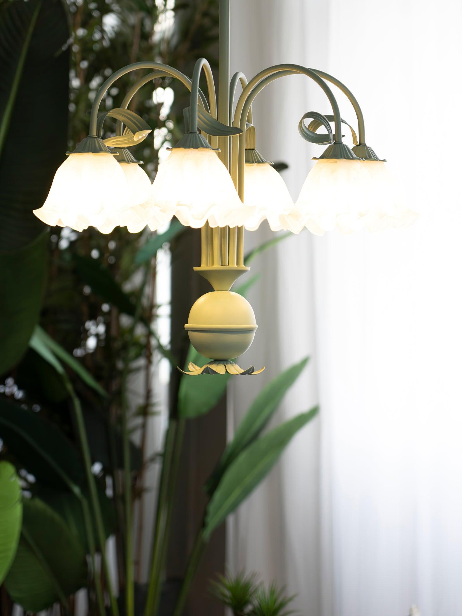 Bell Orchid Chandelier - Lumpaz