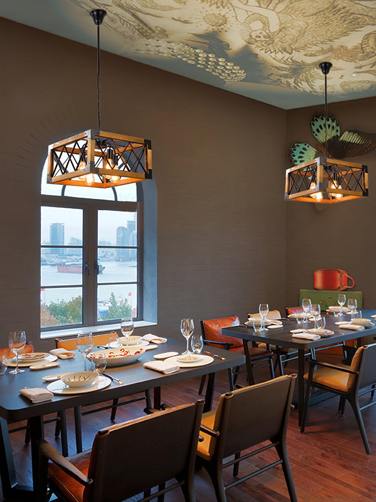 Kitchen Island Rectangle Chandelier - Lumpaz