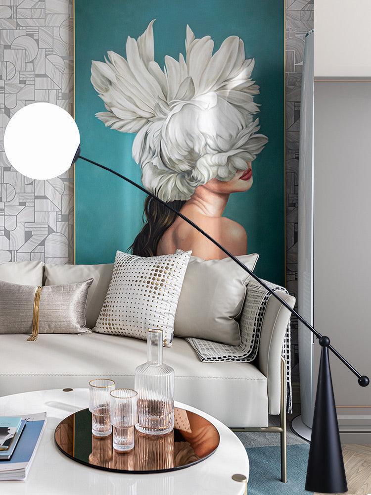 Opal Arc Floor Lamp - Lumpaz
