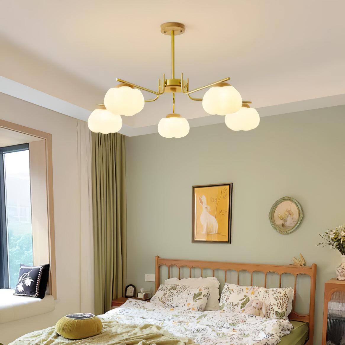 Cotton ball ceiling light top