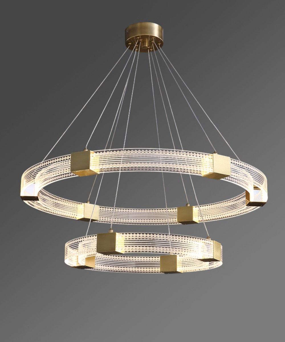 Parallel Ring LED Chandelier - Lumpaz