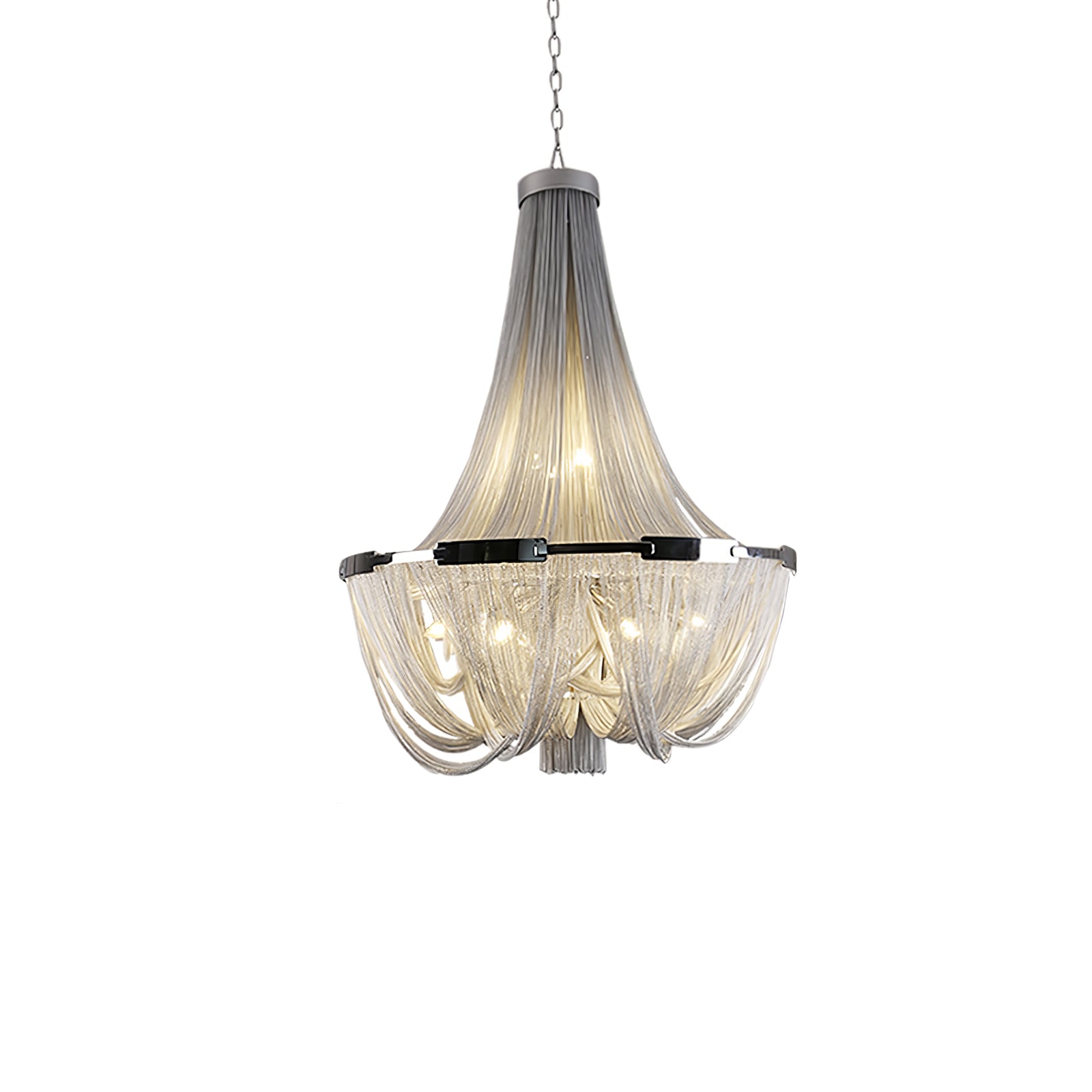 Tassel Aluminum Chain Chandelier - Lumpaz