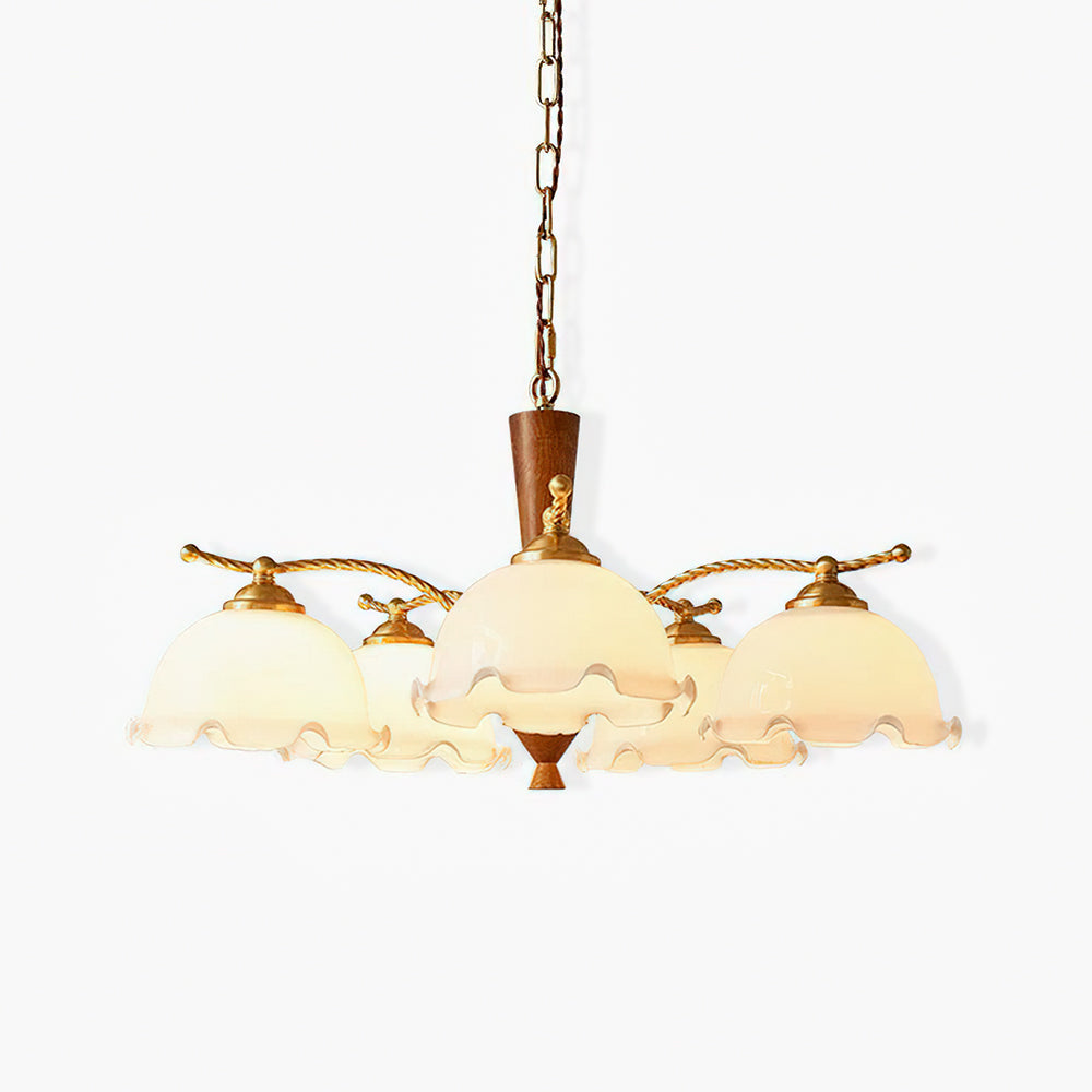 Milky Flower Chandelier - Lumpaz