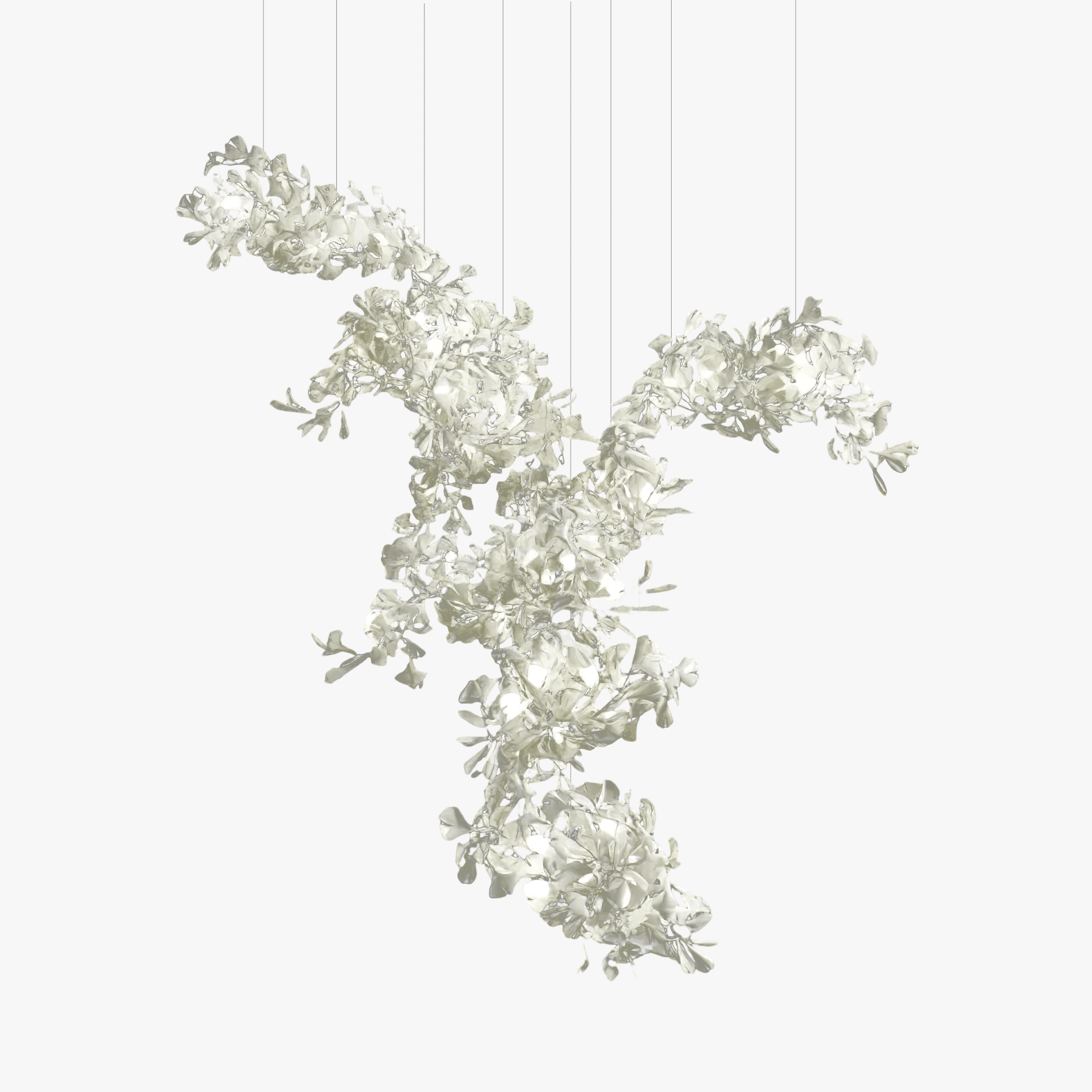 Gingko Combination Chandelier - Lumpaz