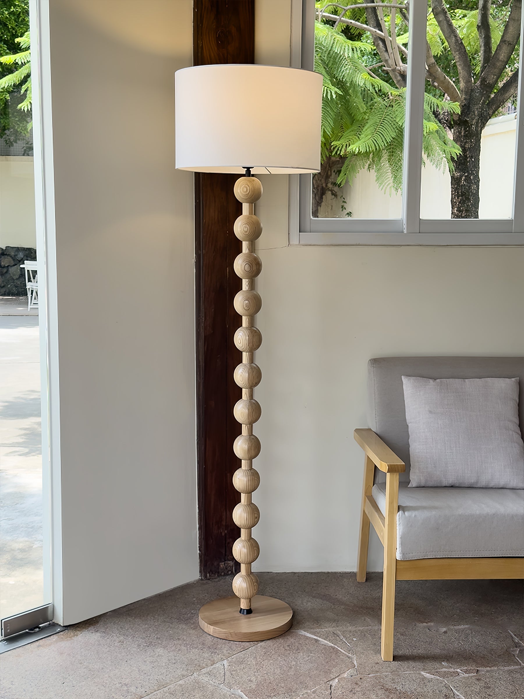 Hugo Barbell Floor Lamp - Lumpaz