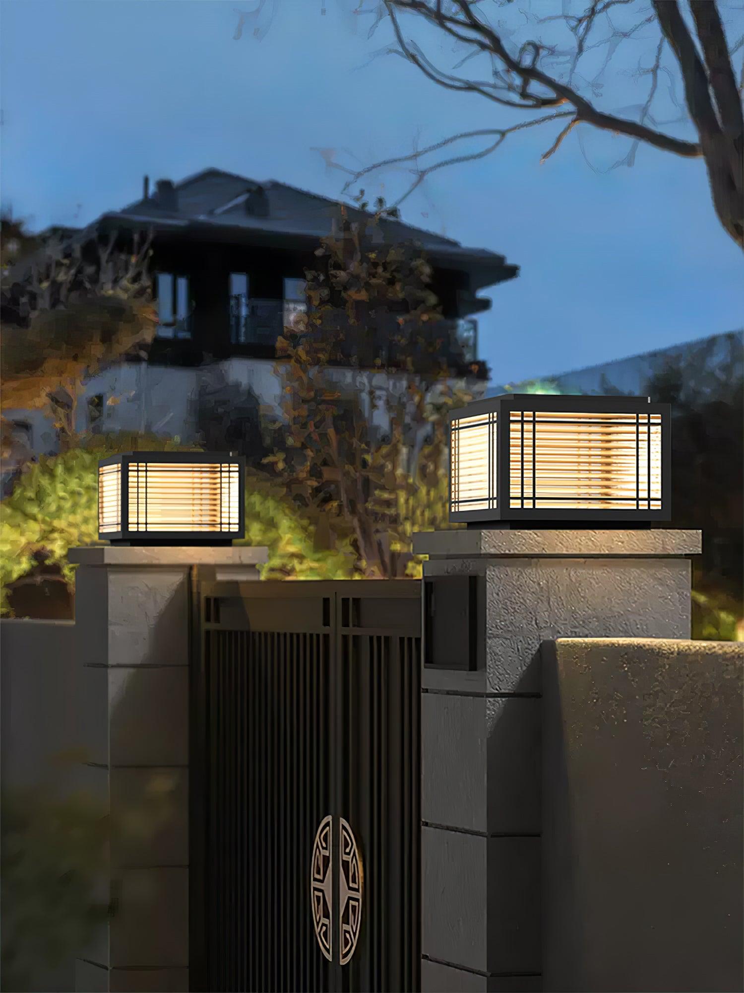 Deck Solar Outdoor Post Light - Lumpaz