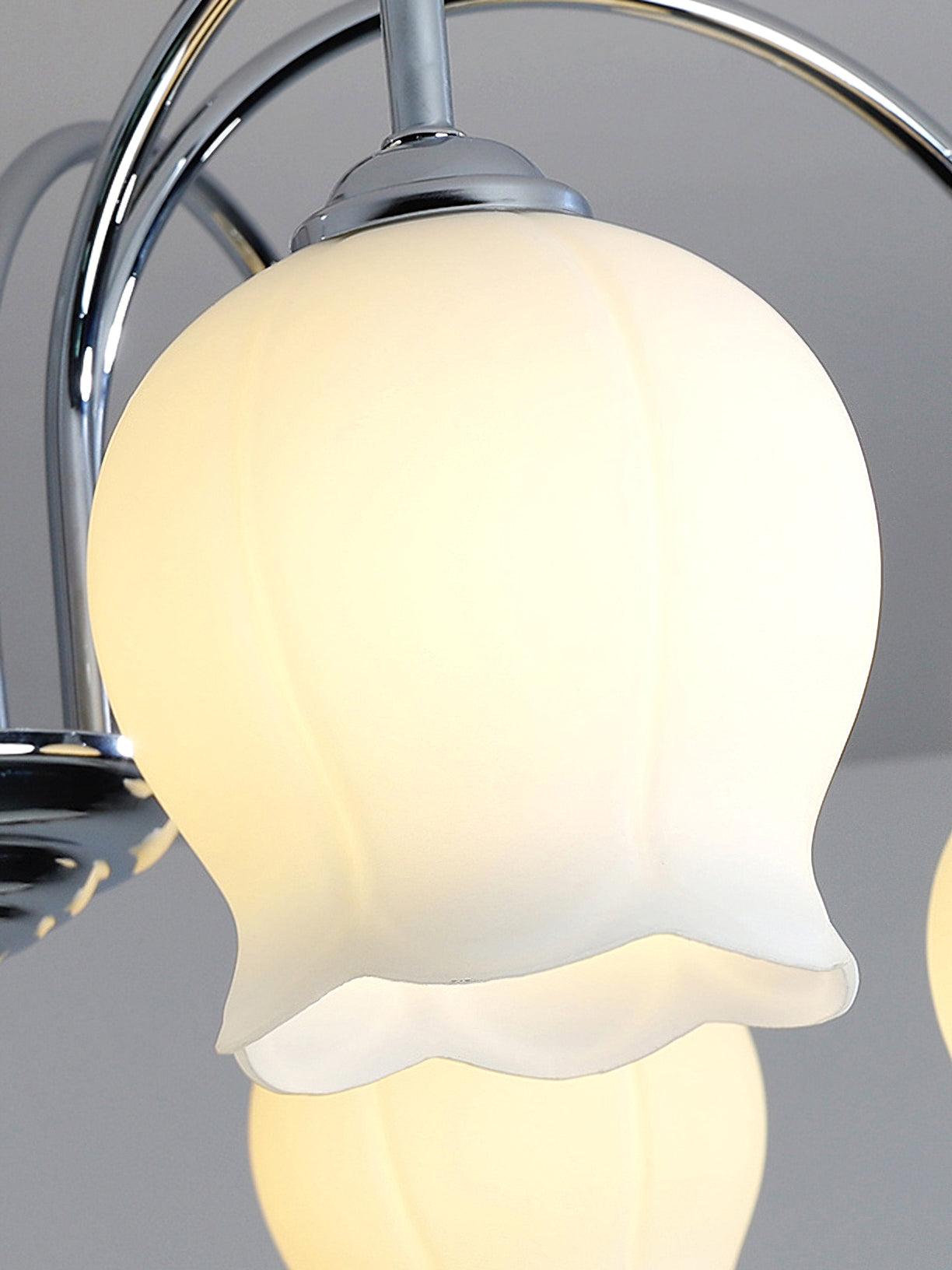 Floral Glass Chandelier - Lumpaz