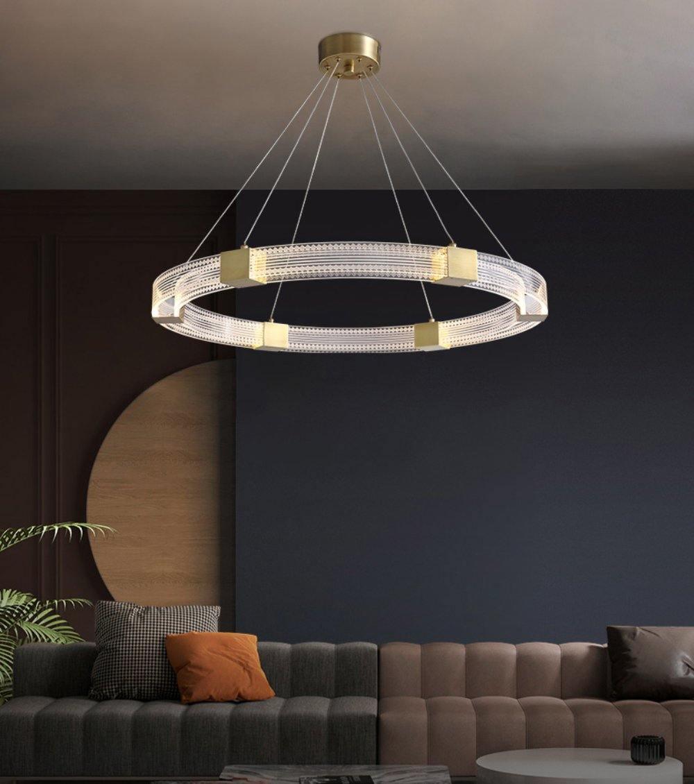 Parallel Ring LED Chandelier - Lumpaz