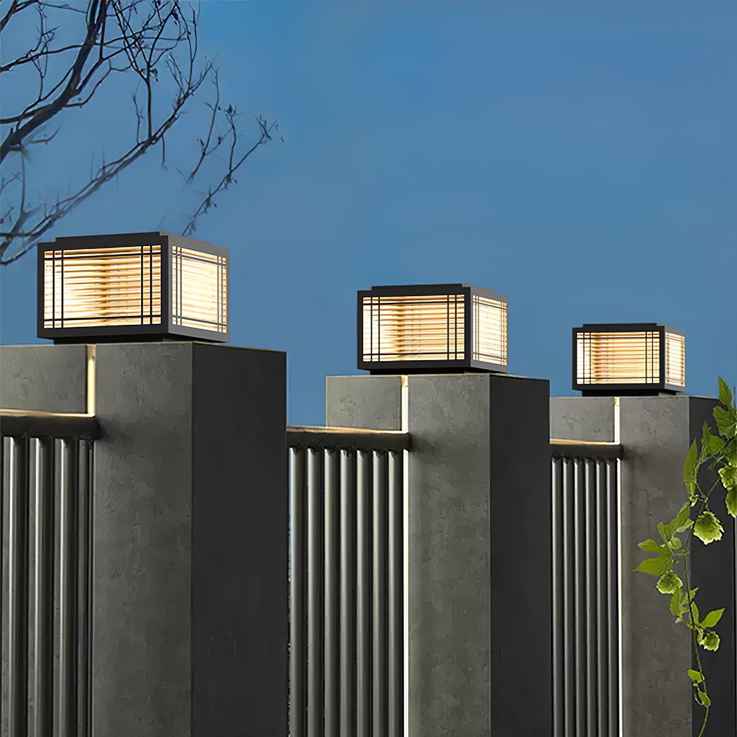 Deck Solar Outdoor Post Light - Lumpaz