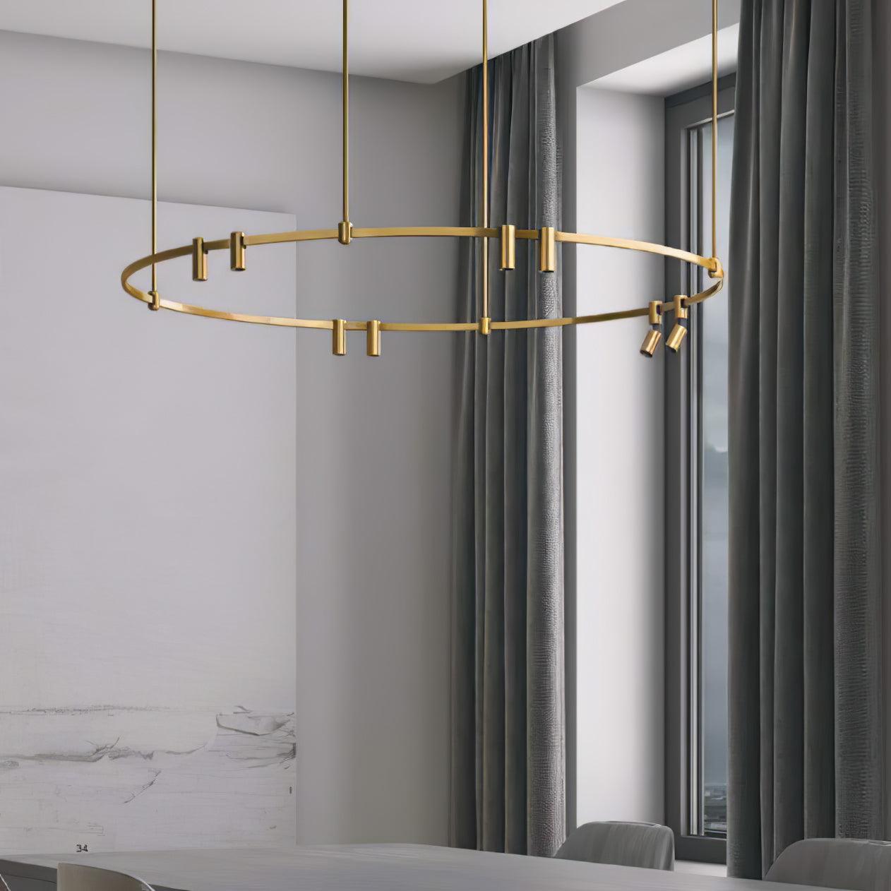 Auroom Round Chandelier - Lumpaz