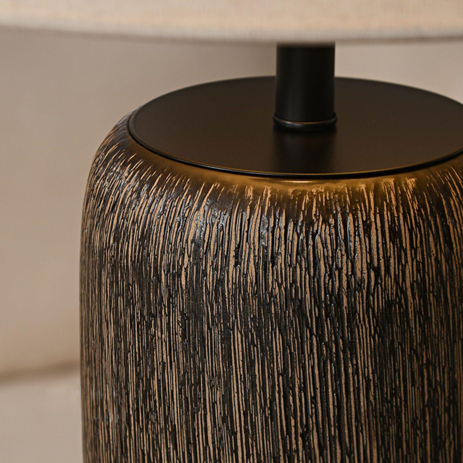 Weathered Wood Grain Floor Lamp - Lumpaz