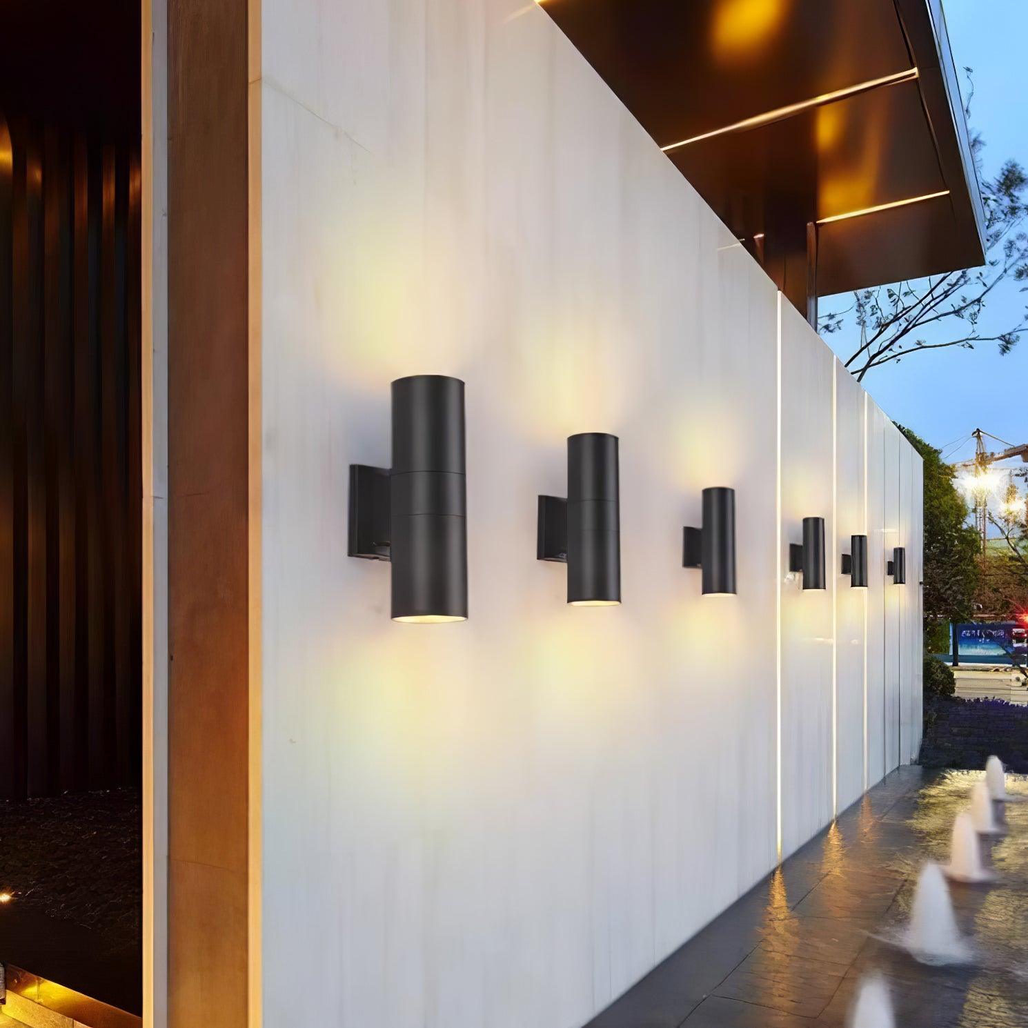 Cylindrical Outdoor Wall Light - Lumpaz