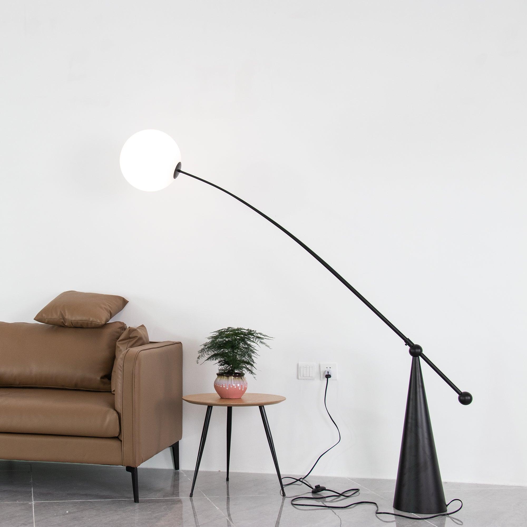 Opal Arc Floor Lamp - Lumpaz