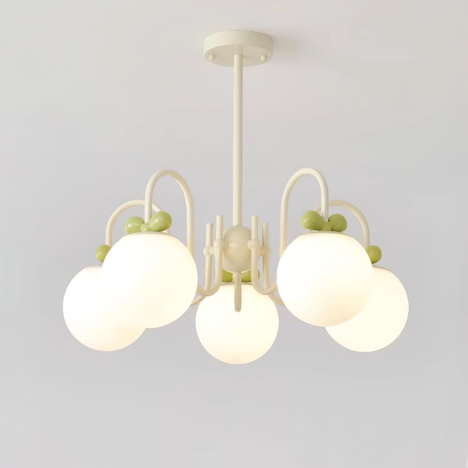 Cream Cherry Chandelier - Lumpaz