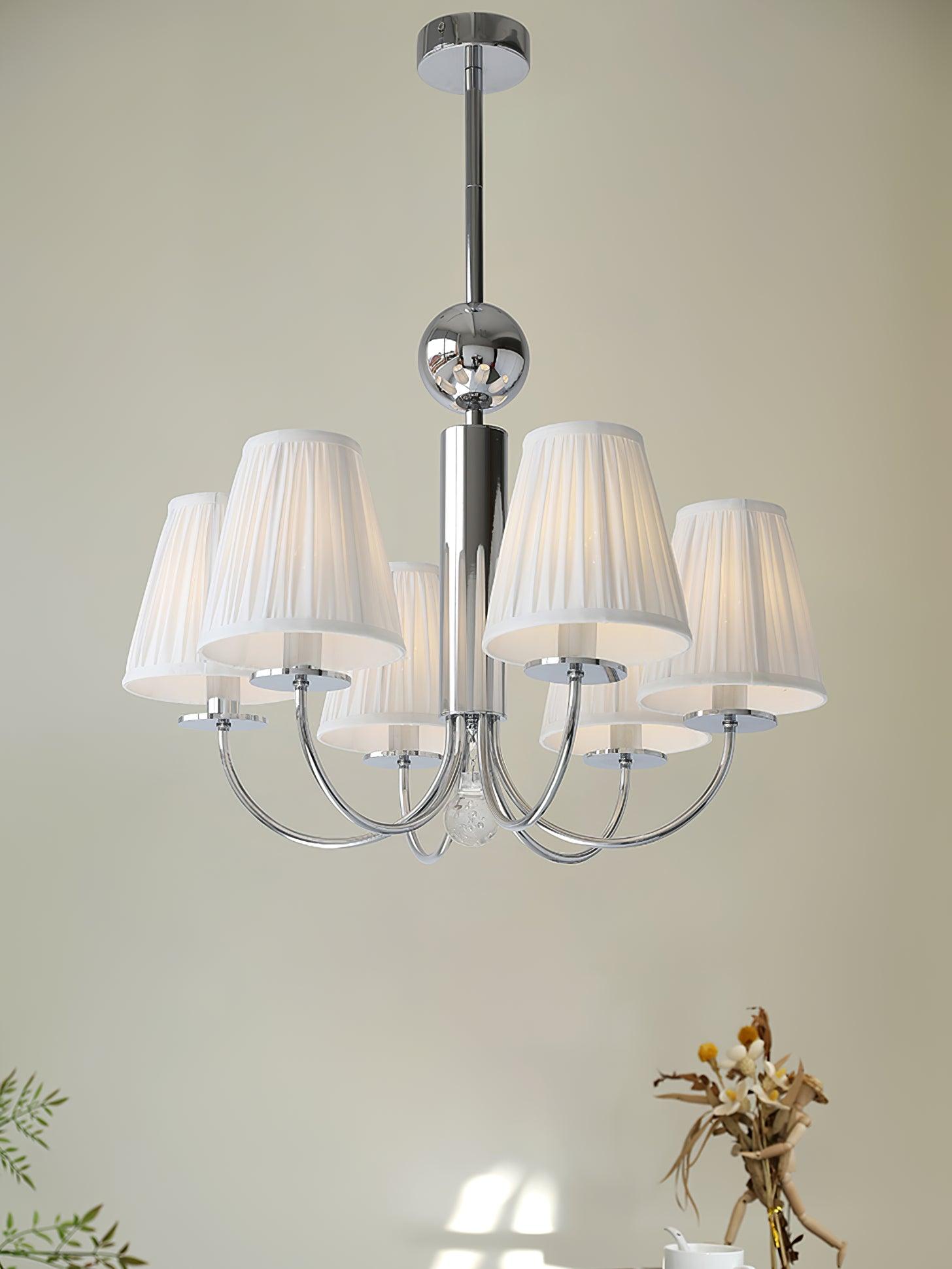 Simplicity Chrome Chandelier - Lumpaz