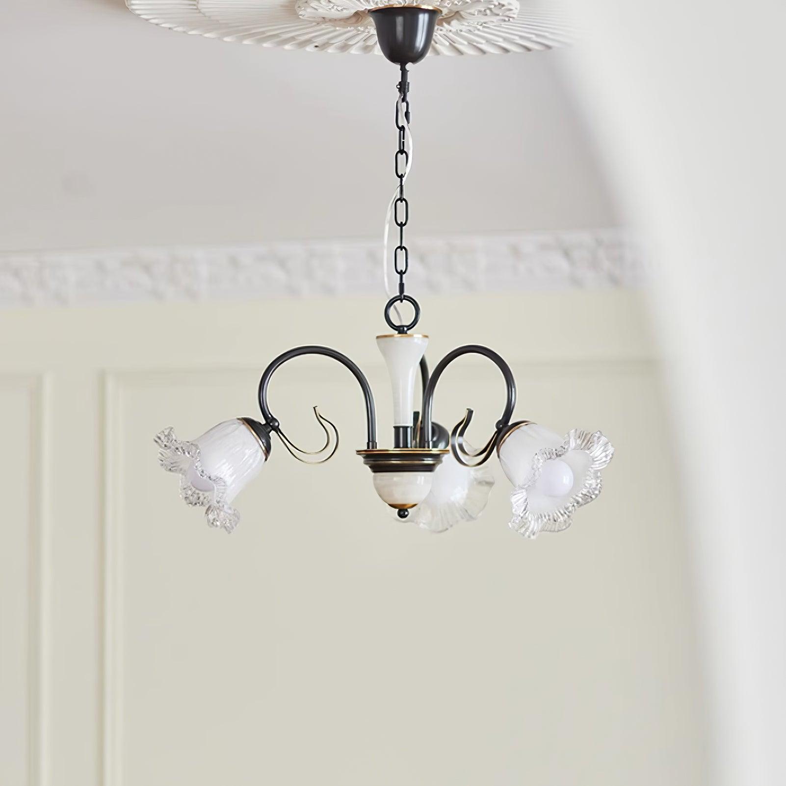Luce Black Chandelier - Lumpaz