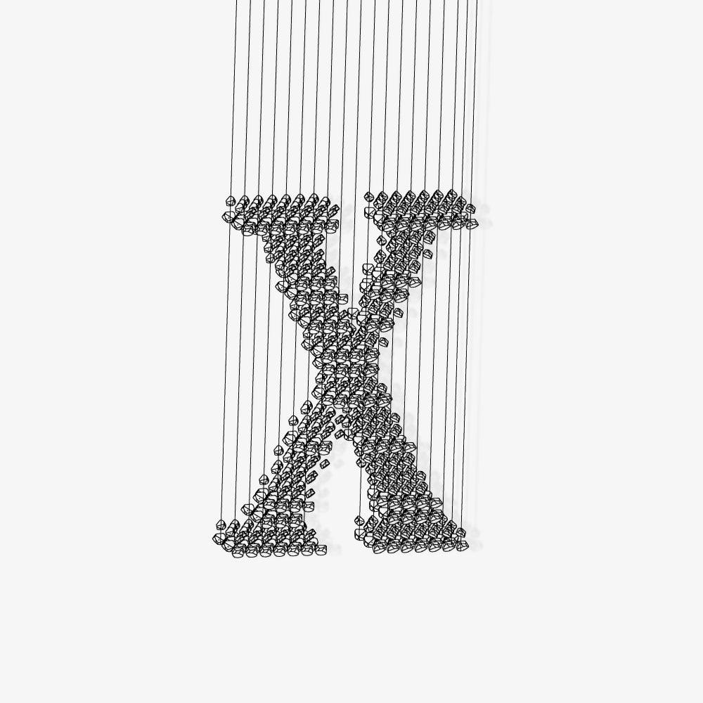 Charcoal Chandeliers X - Lumpaz