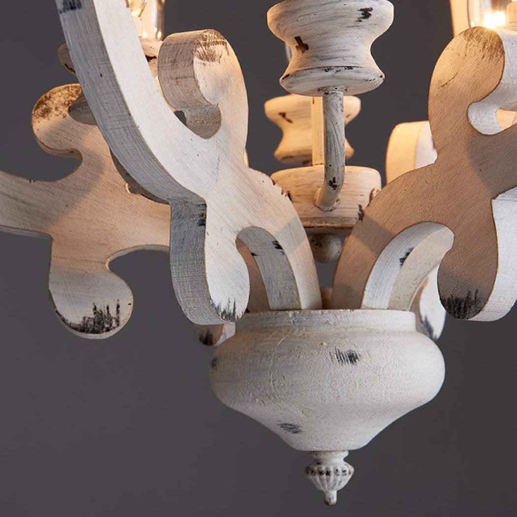 Antique White Style Chandelier - Lumpaz