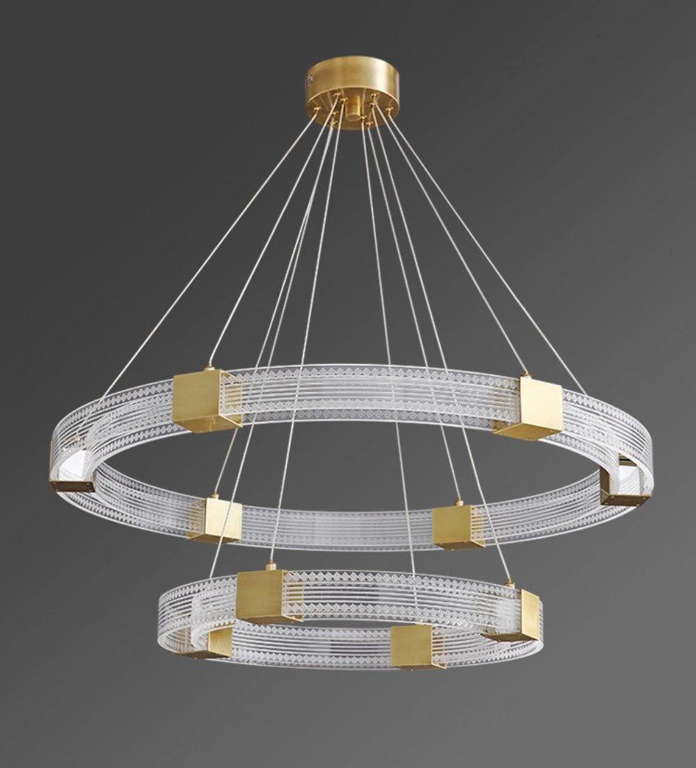 Parallel Ring LED Chandelier - Lumpaz