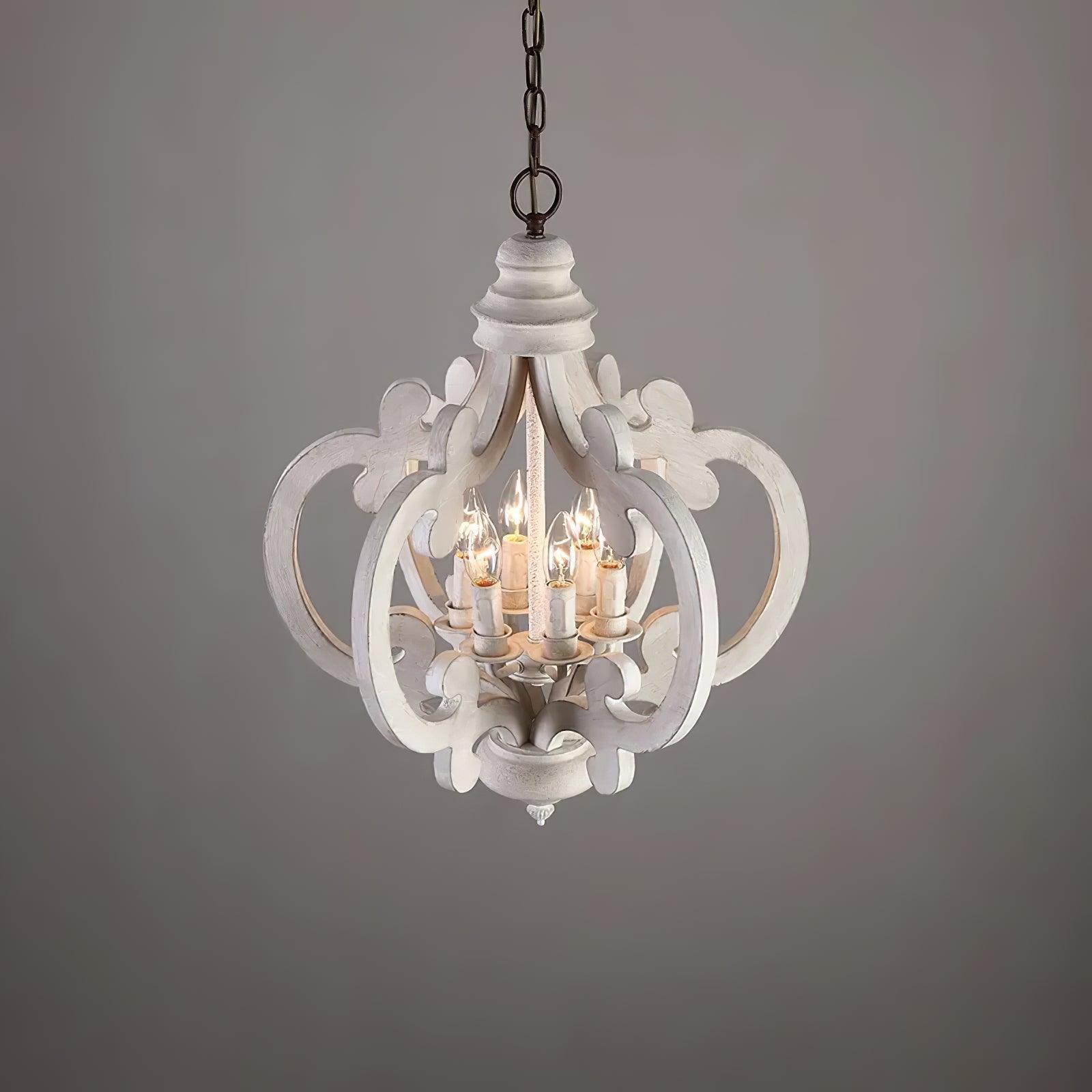 Antique White Style Chandelier - Lumpaz