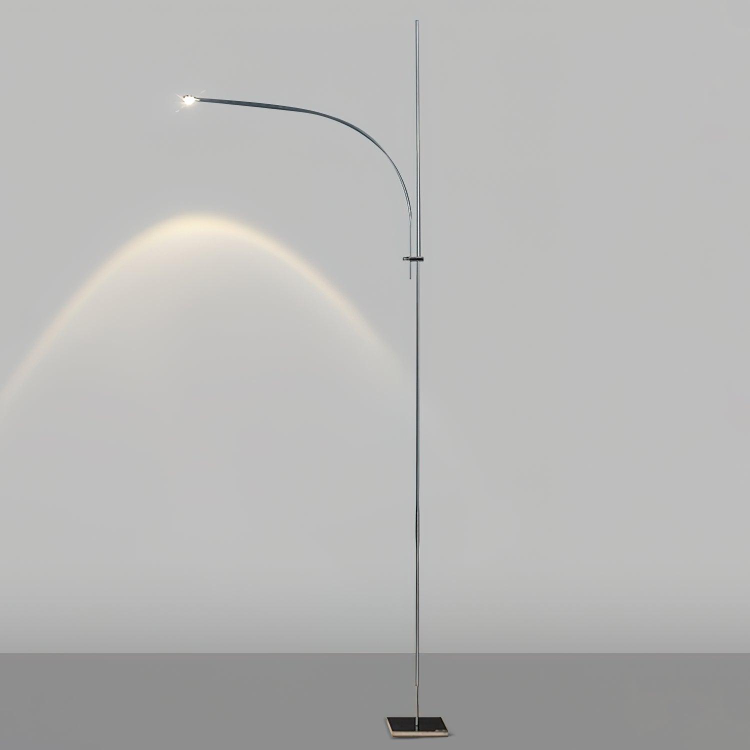 Metal Body Graceful Floor Lamp - Lumpaz