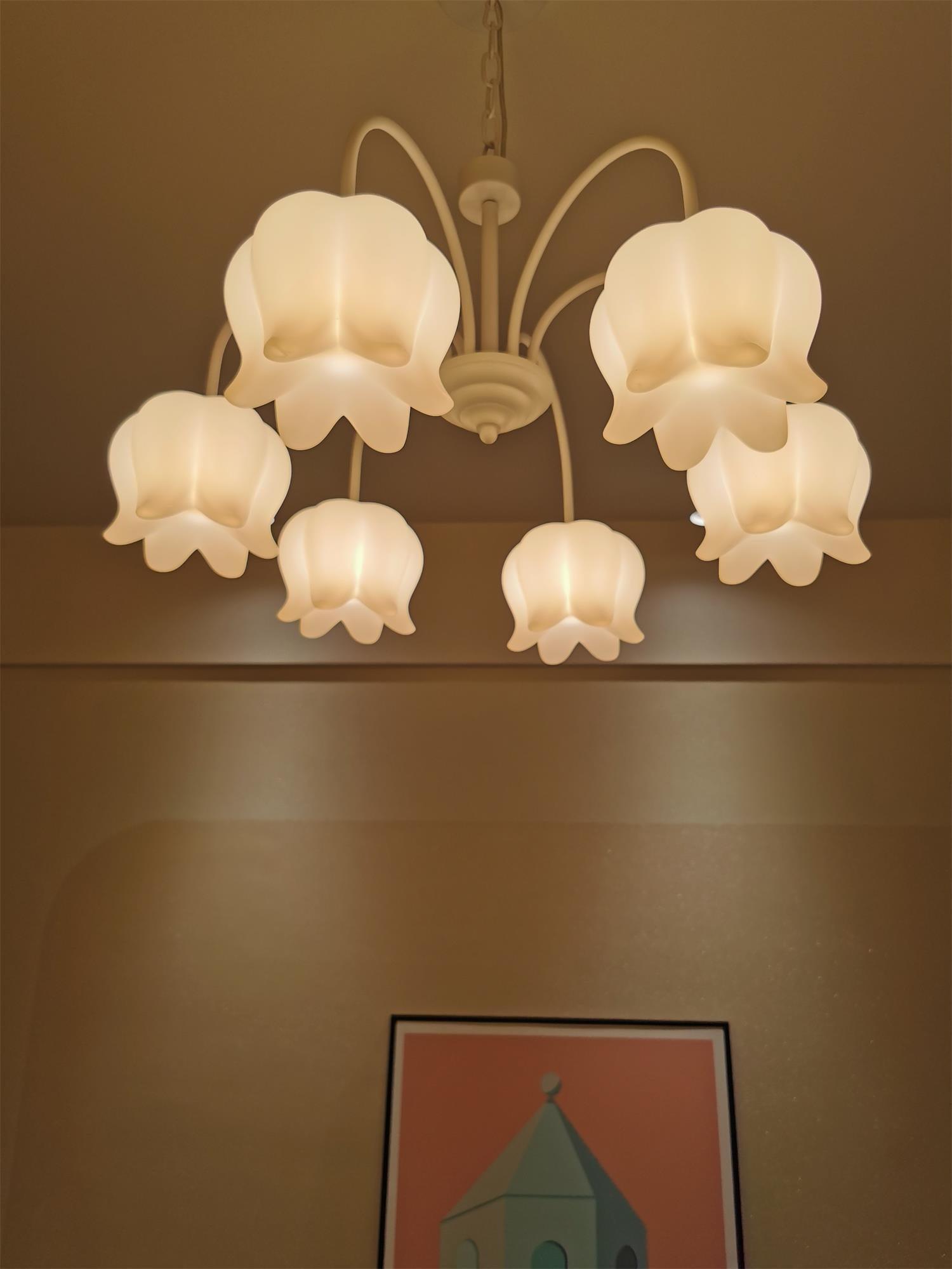 Curved Arm Bell Chandelier - Lumpaz