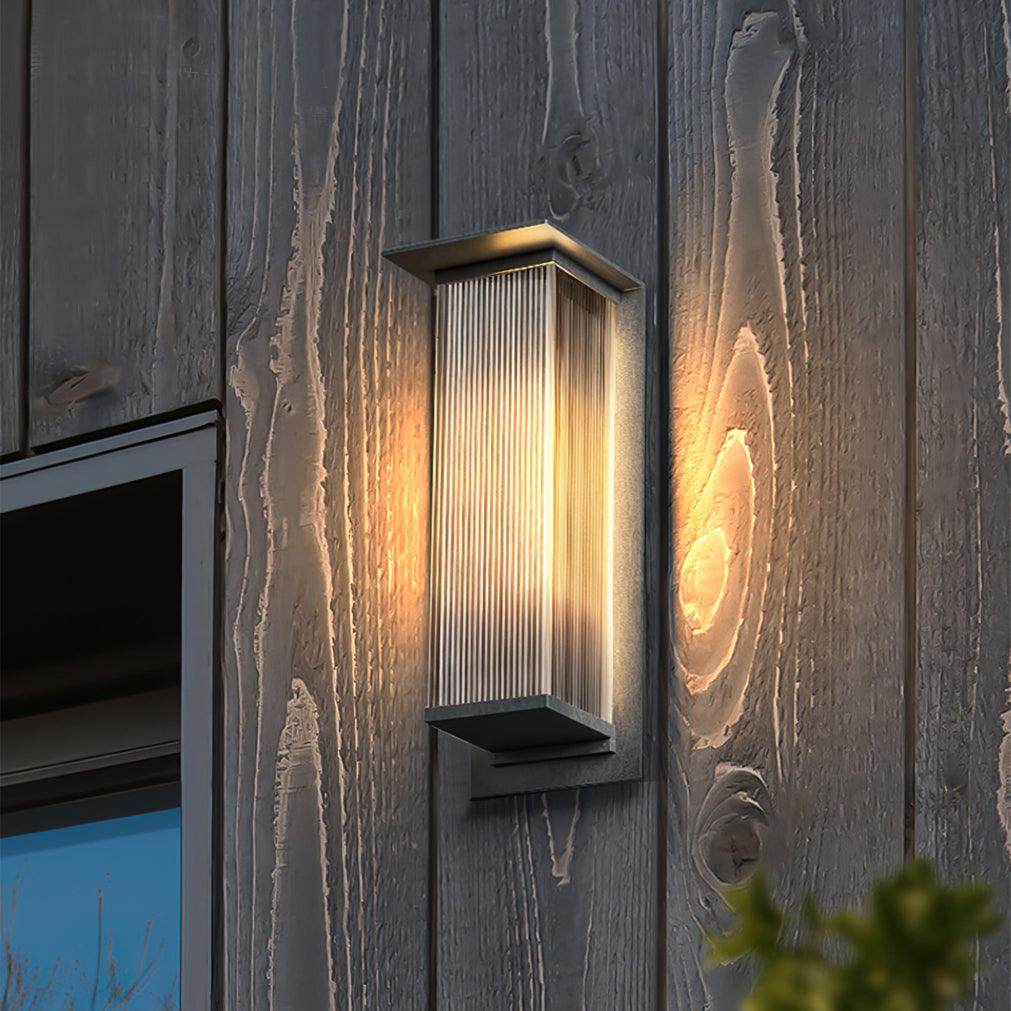 Oleron Box Outdoor Wall Lamp - Lumpaz