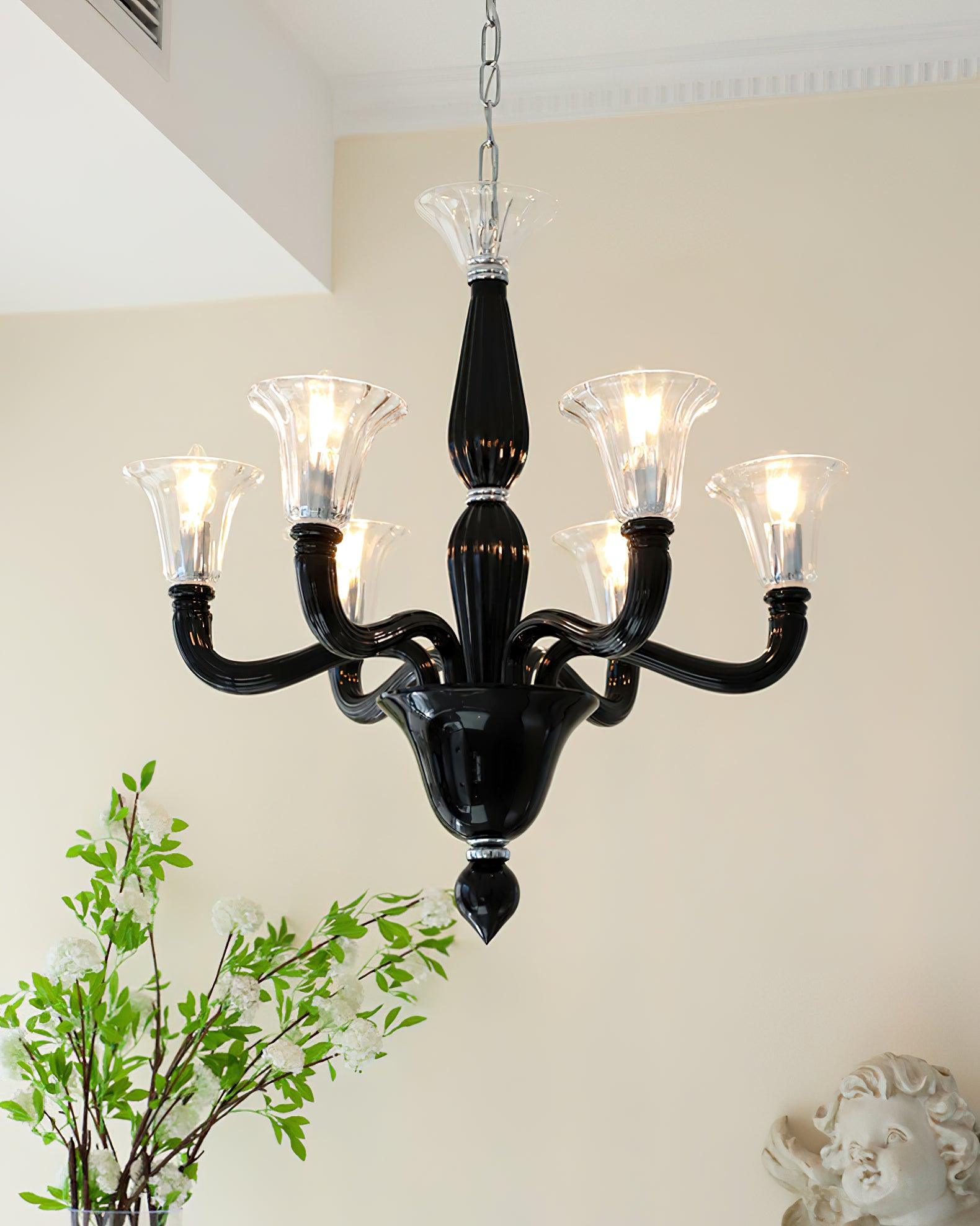 Murano Candle Chandelier - Lumpaz