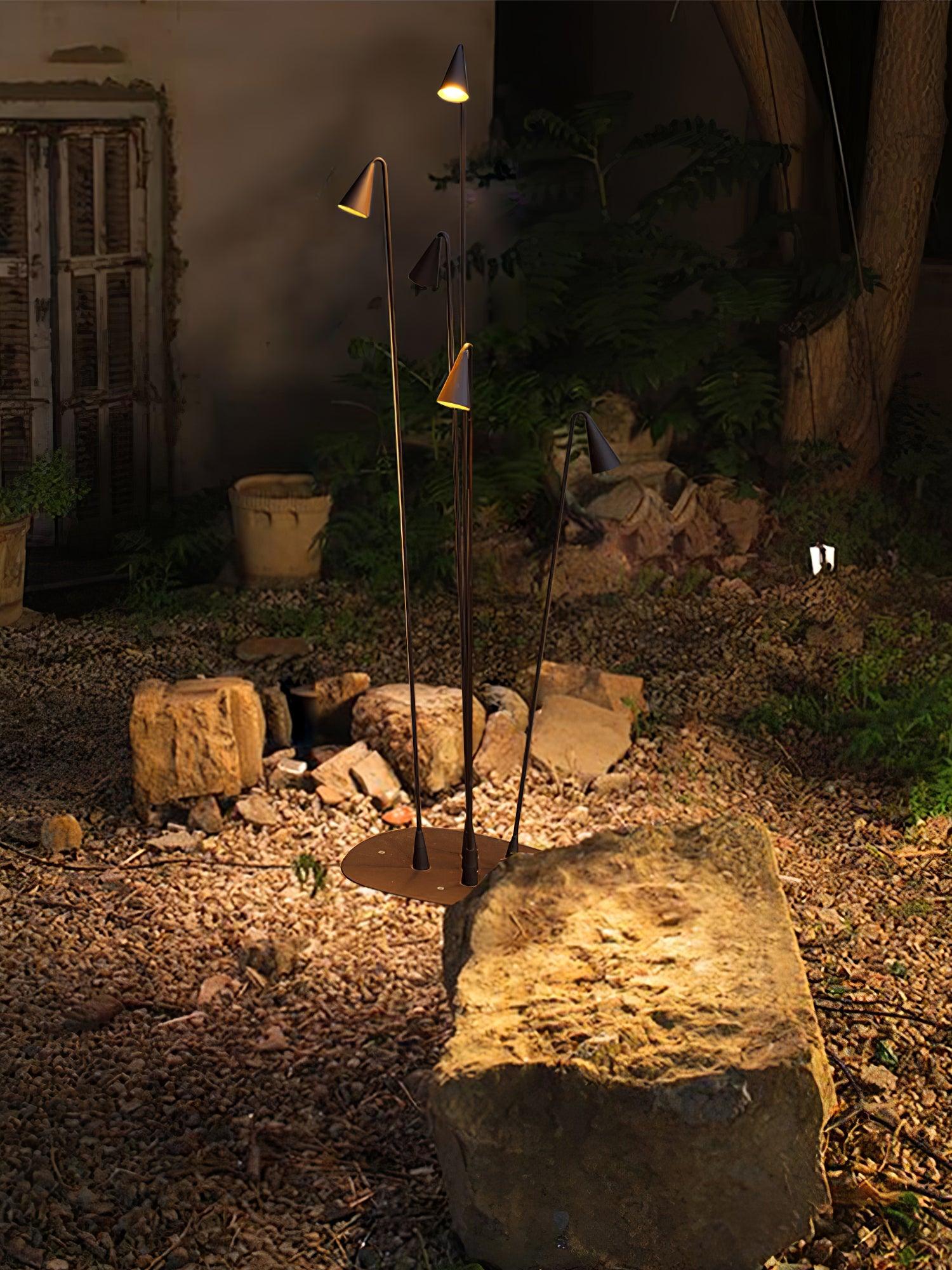 Bellflower Outdoor Floor Lamp - Lumpaz