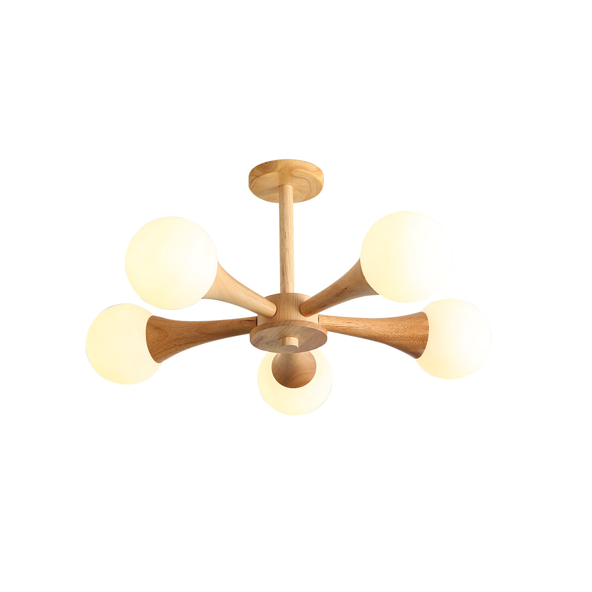 Wooden Nera Chandelier - Lumpaz