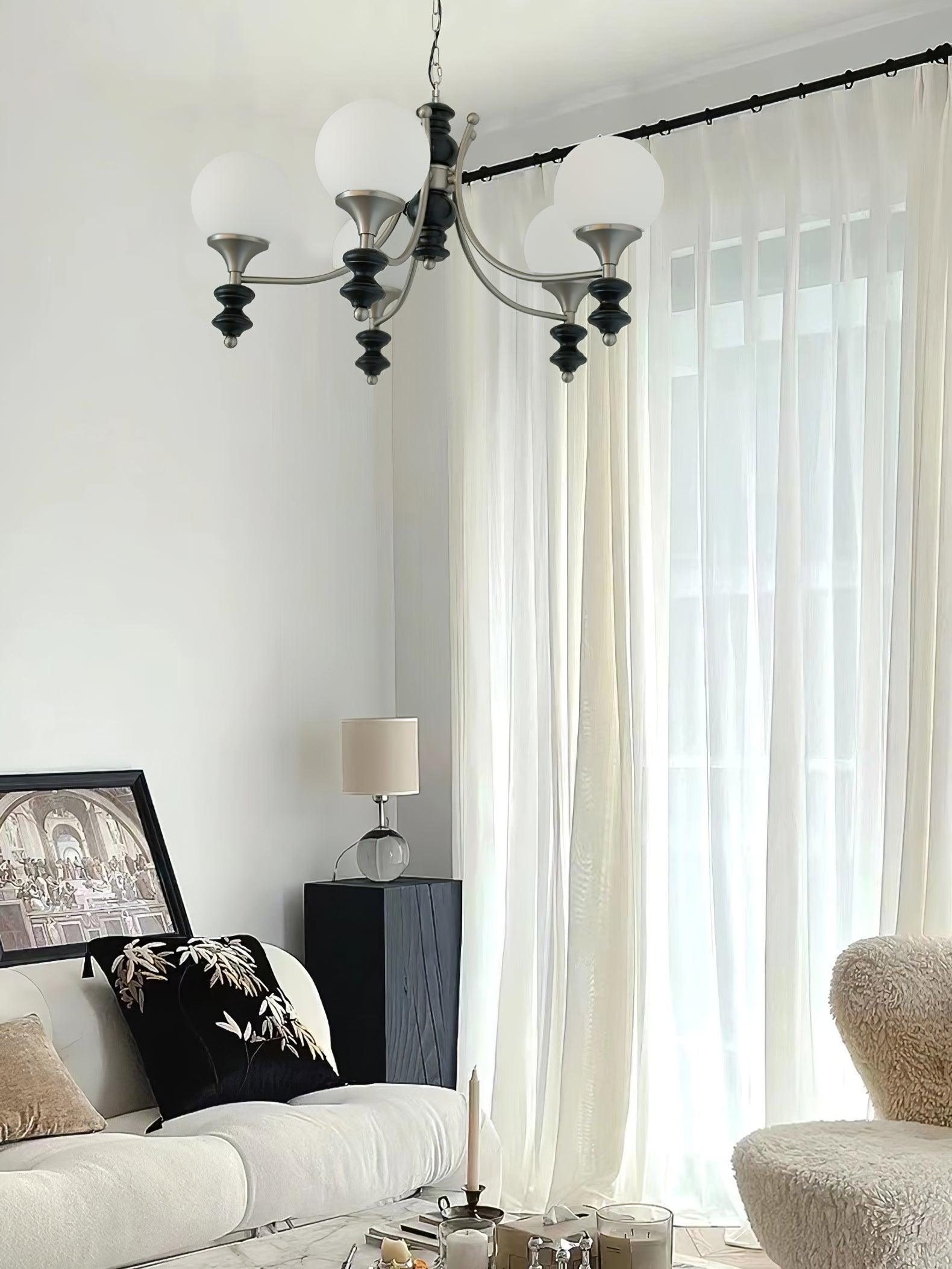 Tina Wooden Chandelier - Lumpaz