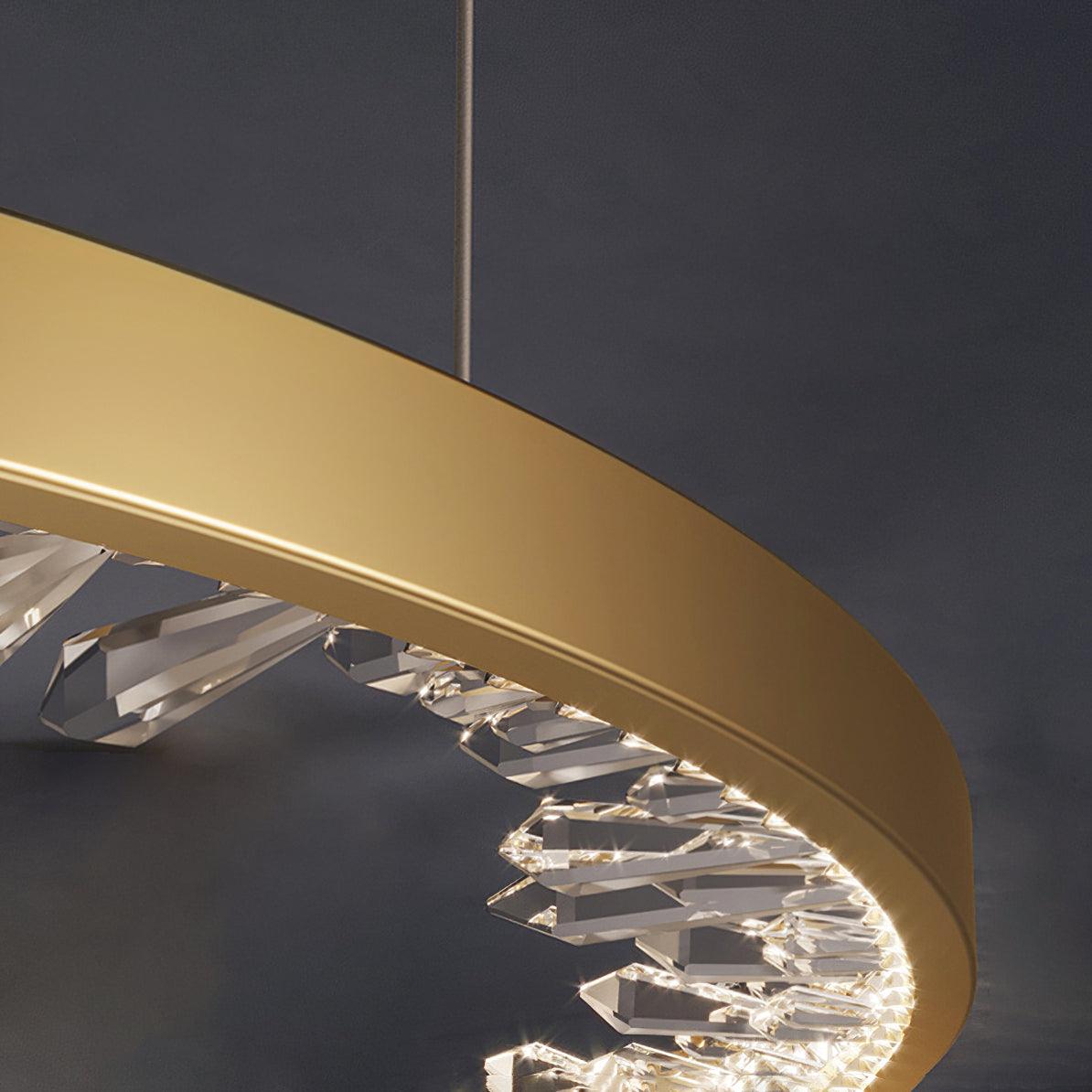 Luxury Circle Crystal Chandelier - Lumpaz
