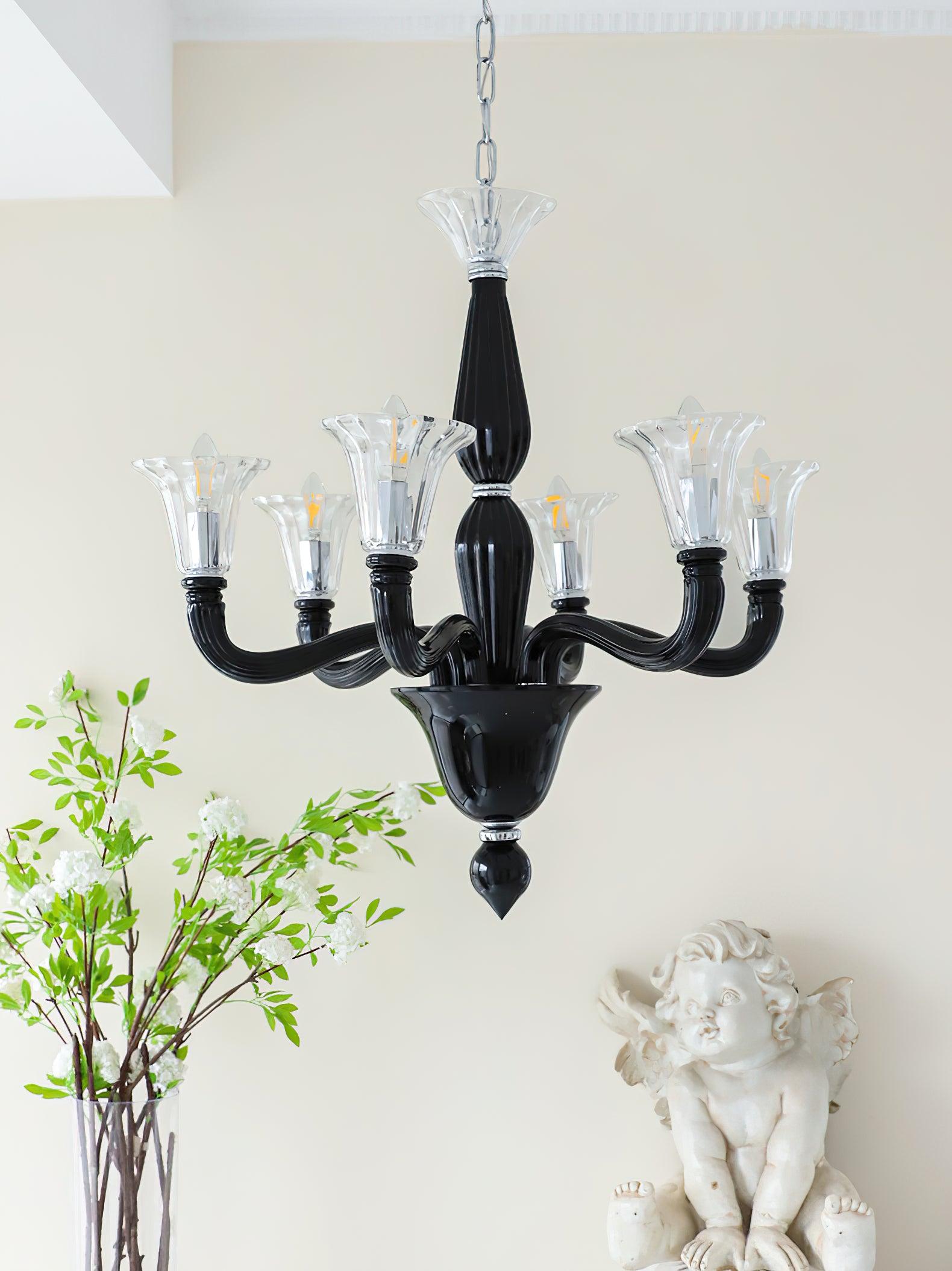 Murano Candle Chandelier - Lumpaz