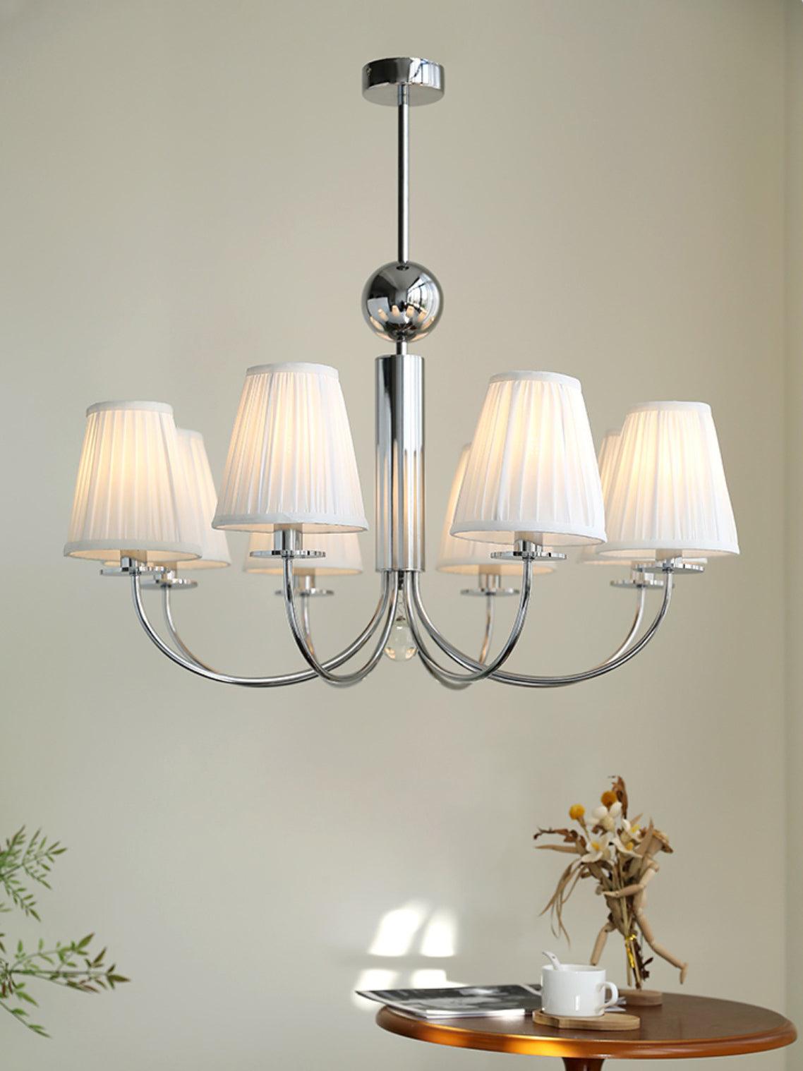 Simplicity Chrome Chandelier - Lumpaz