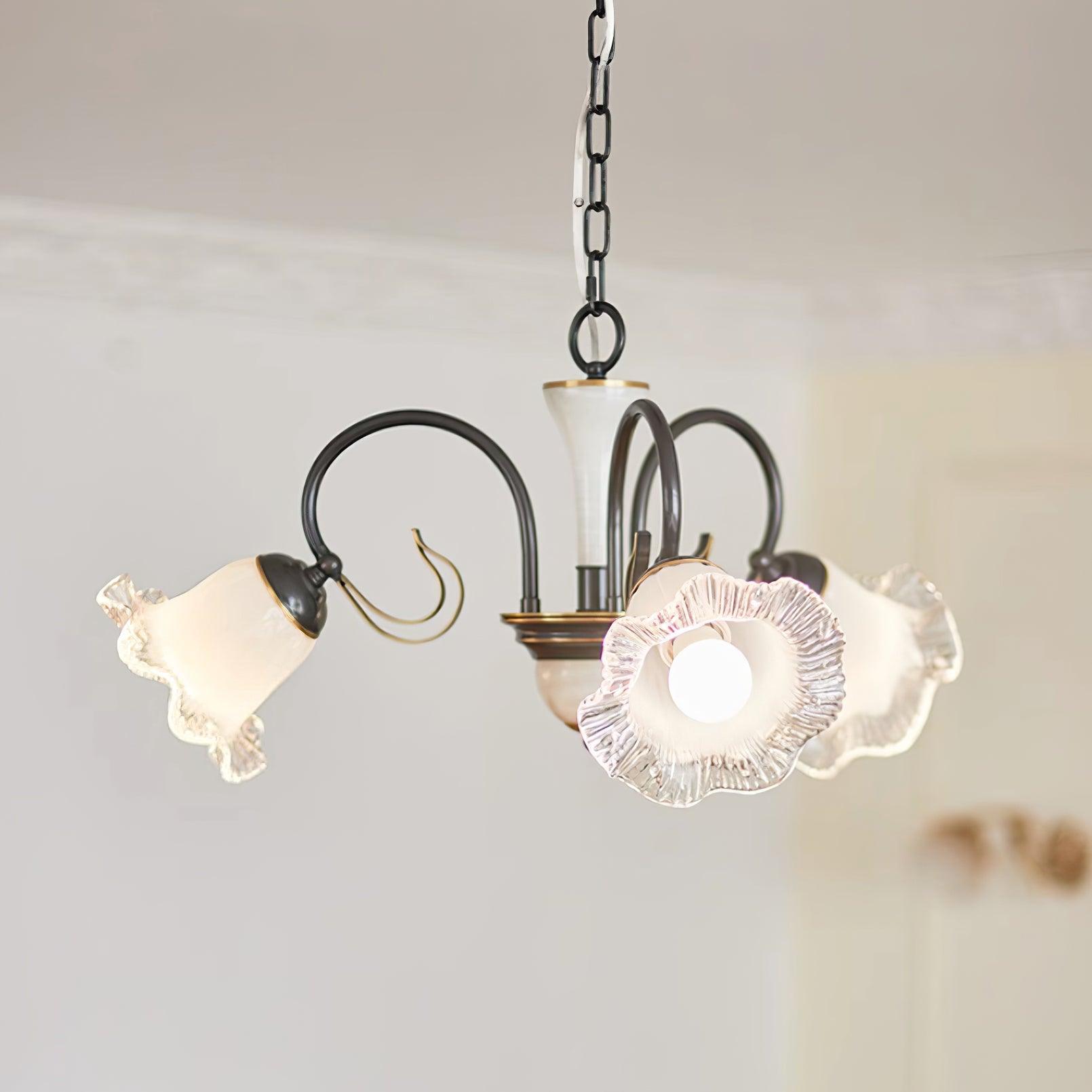 Luce Black Chandelier - Lumpaz
