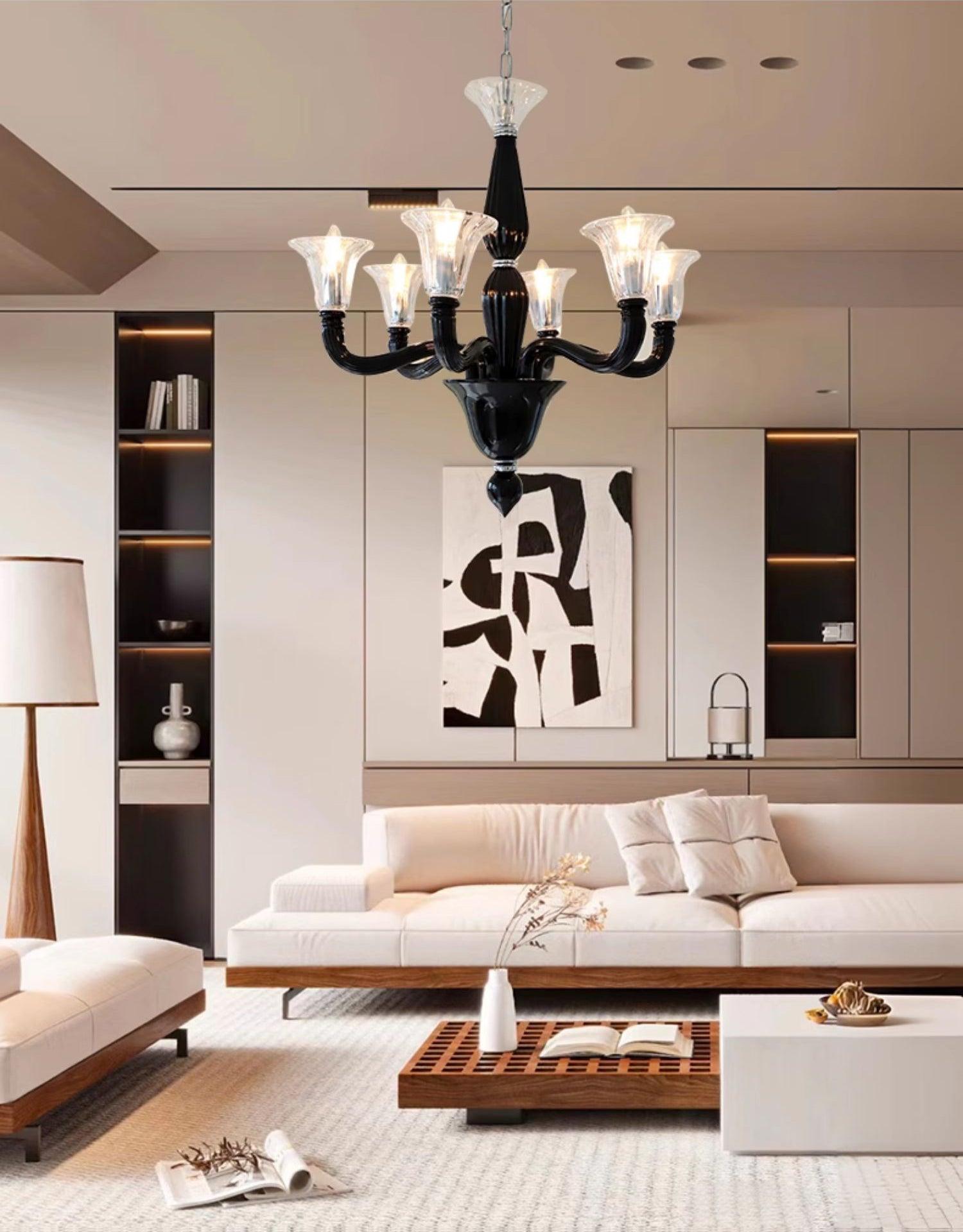 Murano Candle Chandelier - Lumpaz